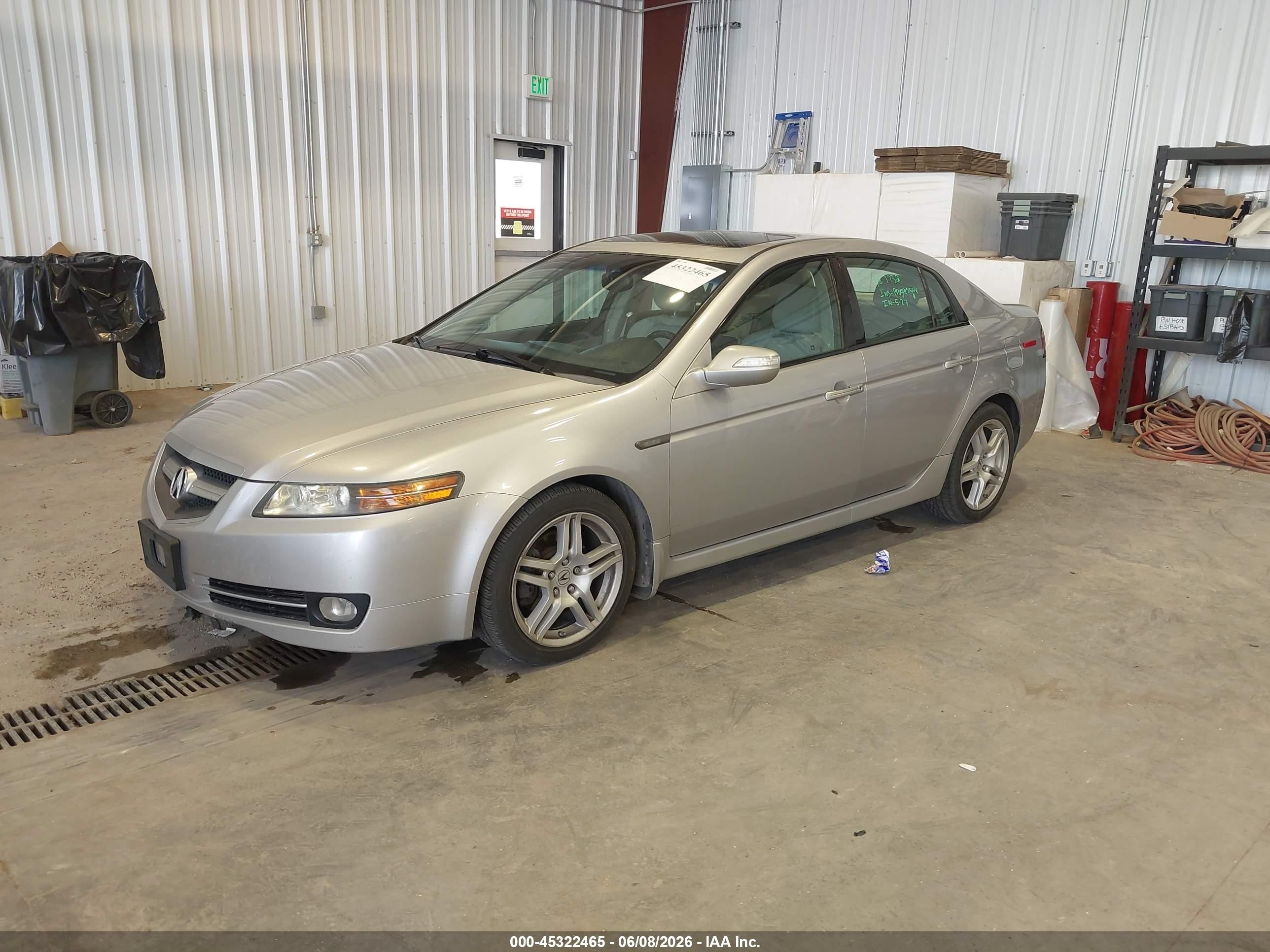 2008 Acura Tl 3.2 Silver vin: 19UUA66238A035374