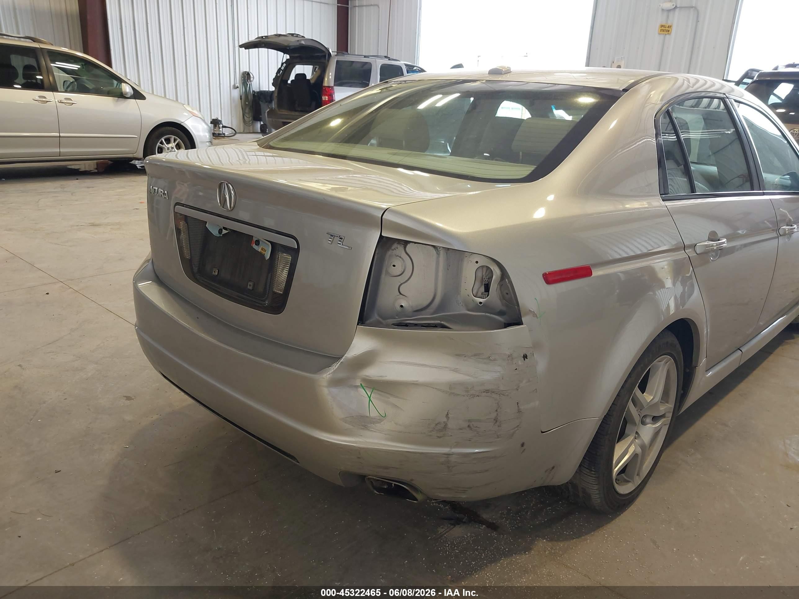 2008 Acura Tl 3.2 Silver vin: 19UUA66238A035374