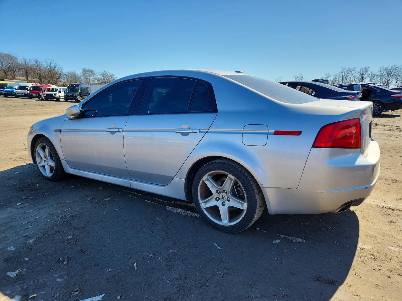 2004 Acura Tl Silver vin: 19UUA66244A037533