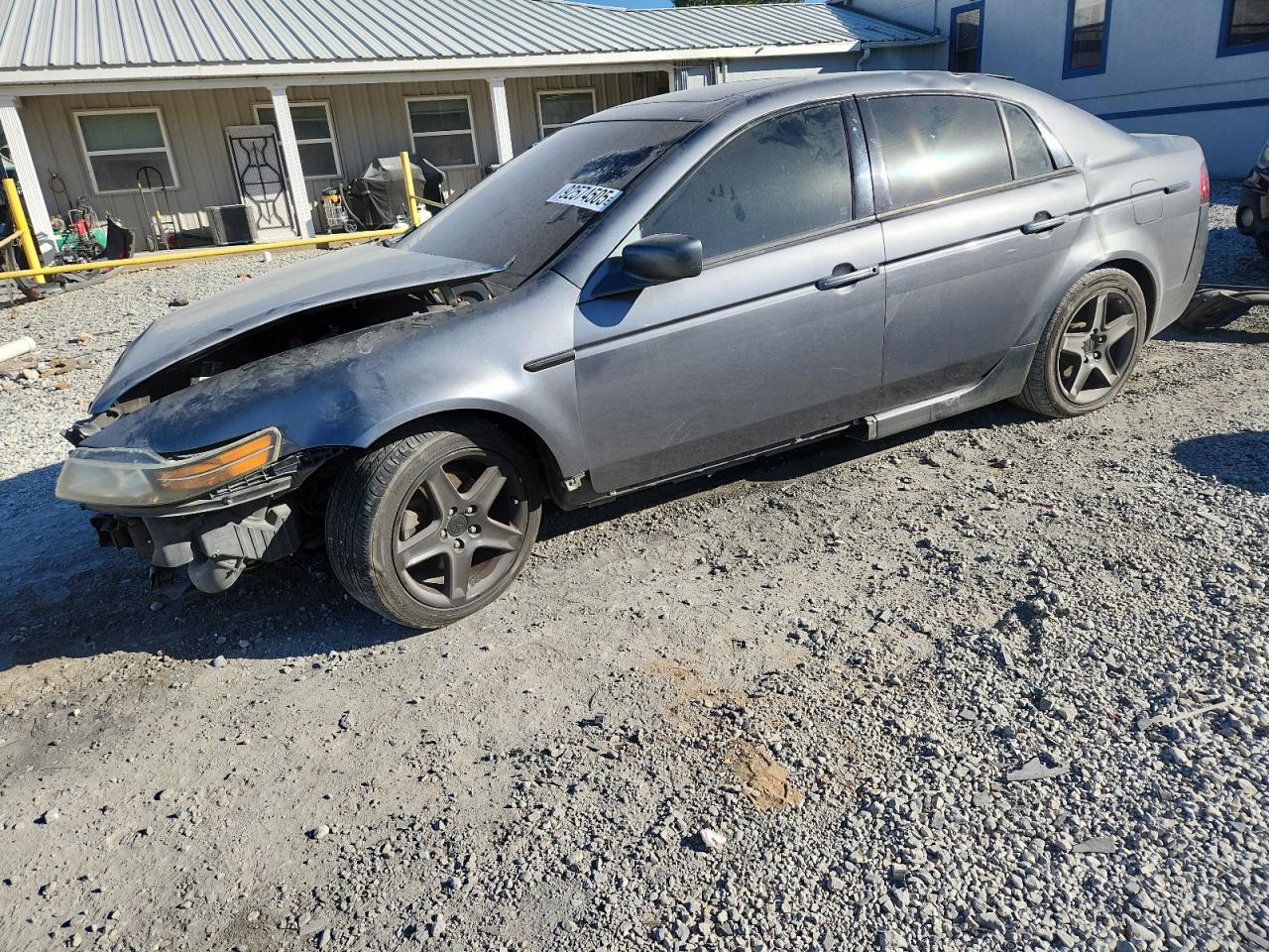 2004 Acura Tl Black vin: 19UUA66244A055451