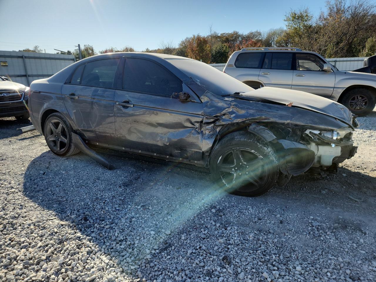 2004 Acura Tl Black vin: 19UUA66244A055451