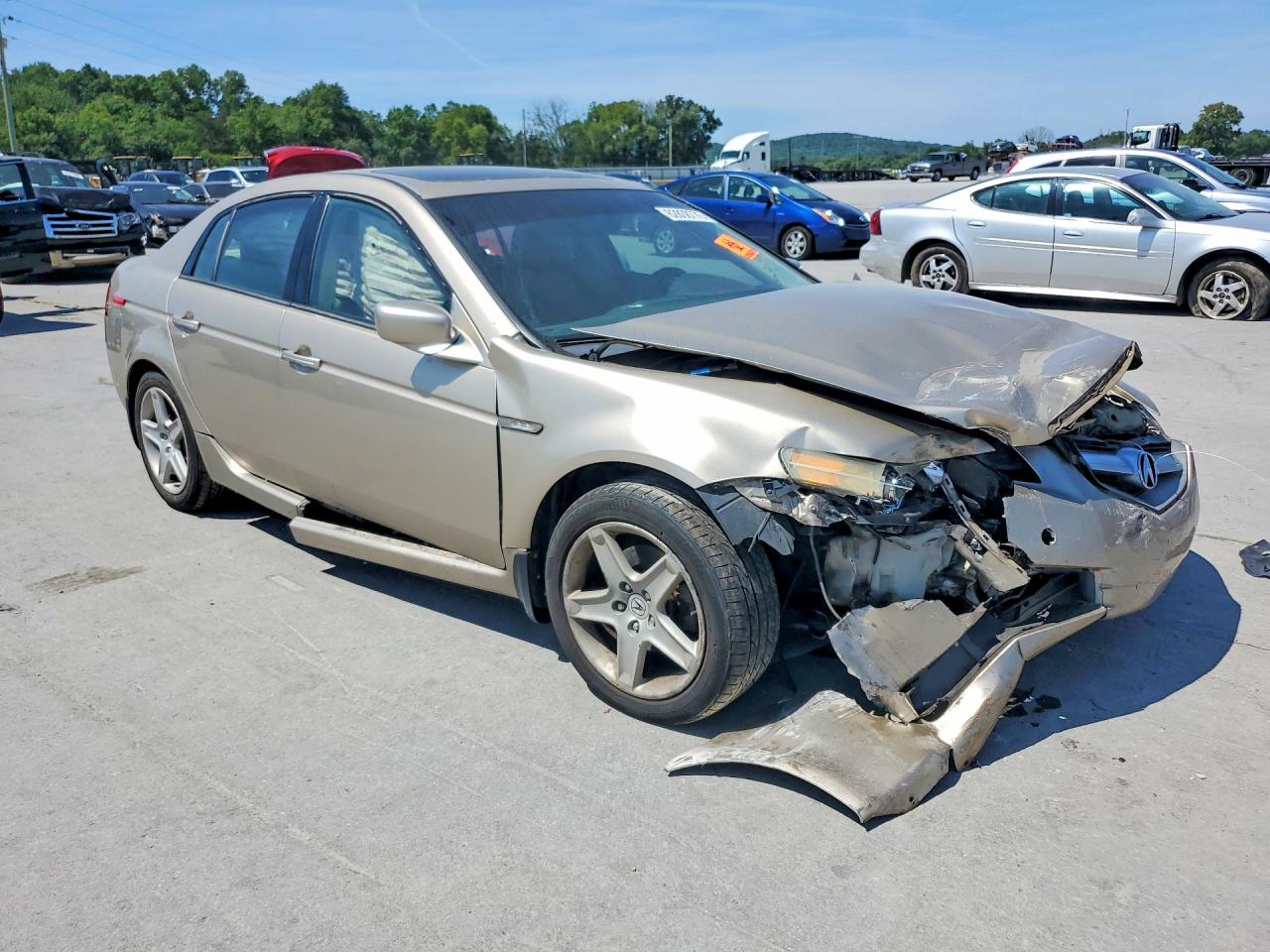 2004 Acura Tl Gold vin: 19UUA66244A061332