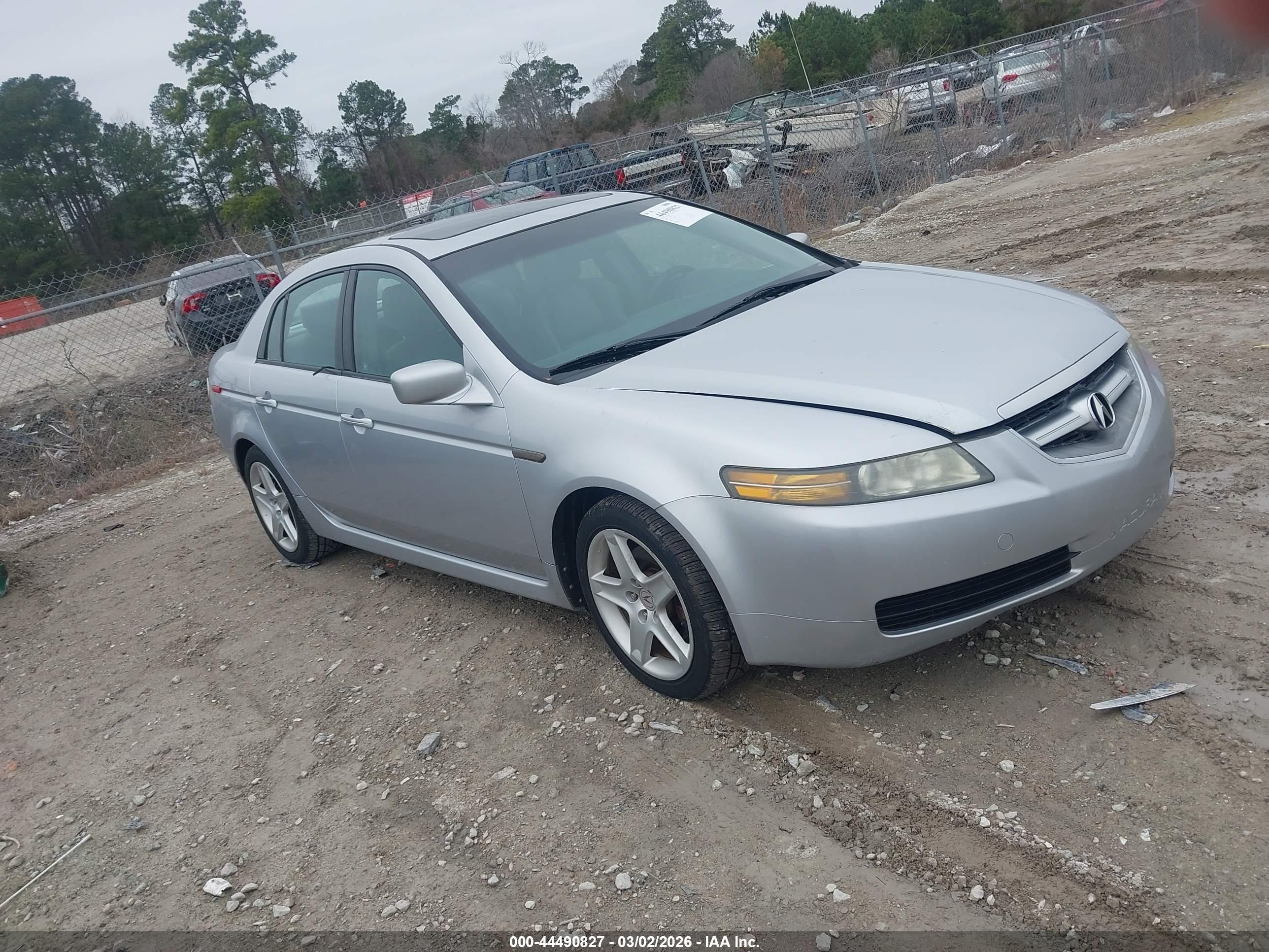 2005 Acura Tl   Silver vin: 19UUA66245A006476