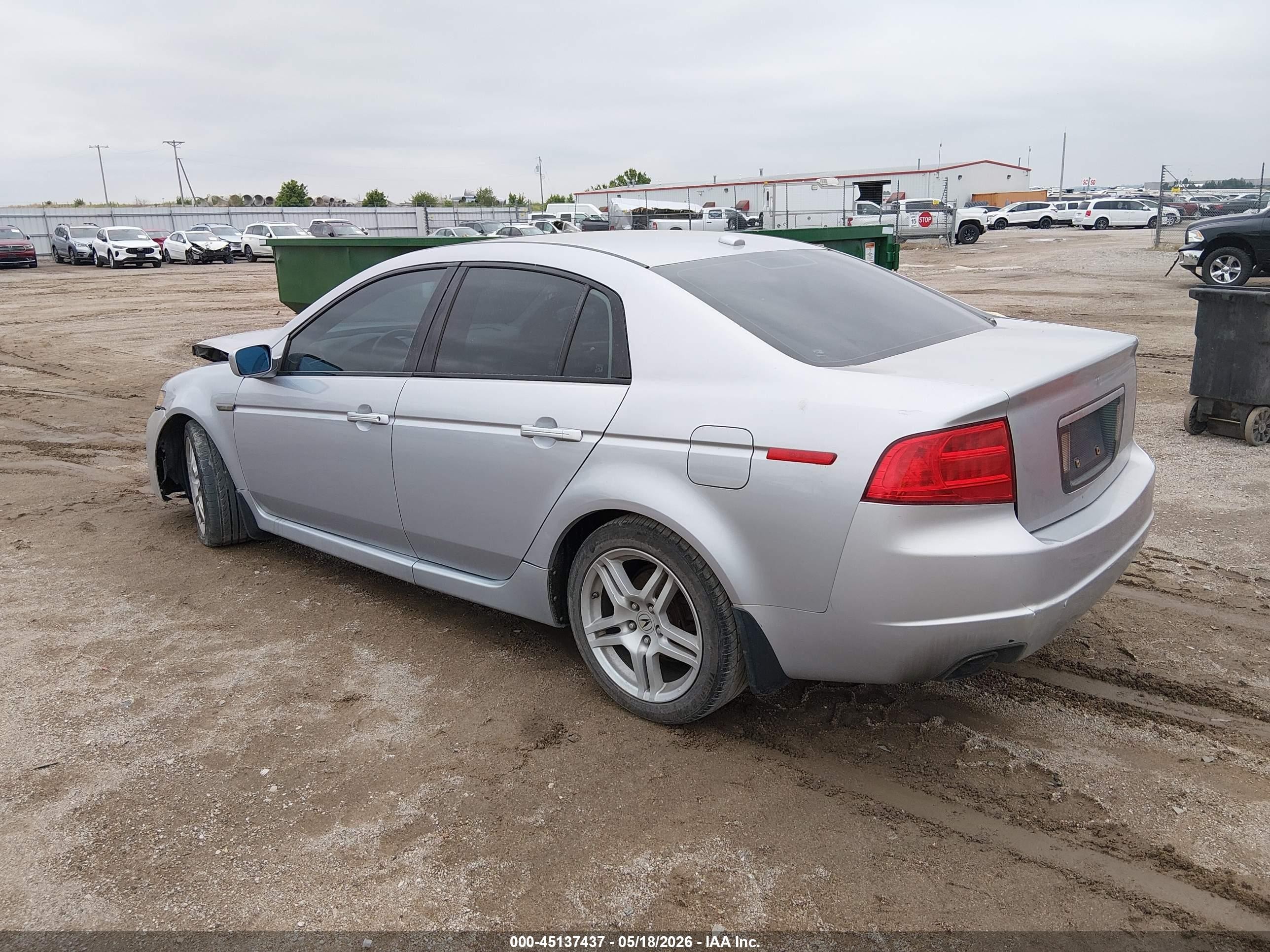 2005 Acura Tl   Silver vin: 19UUA66245A009698