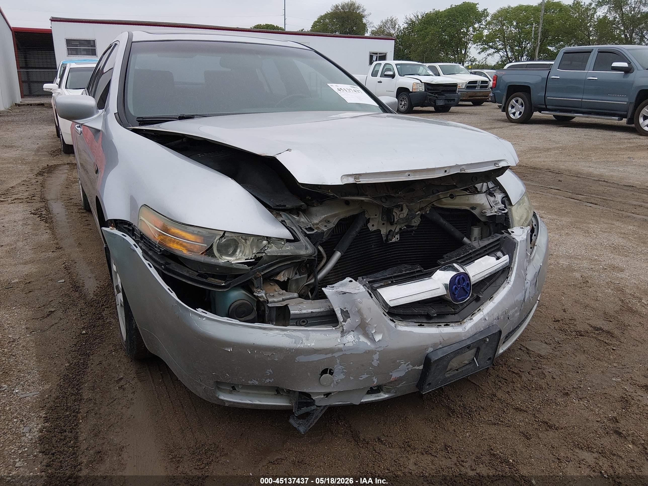 2005 Acura Tl   Silver vin: 19UUA66245A009698