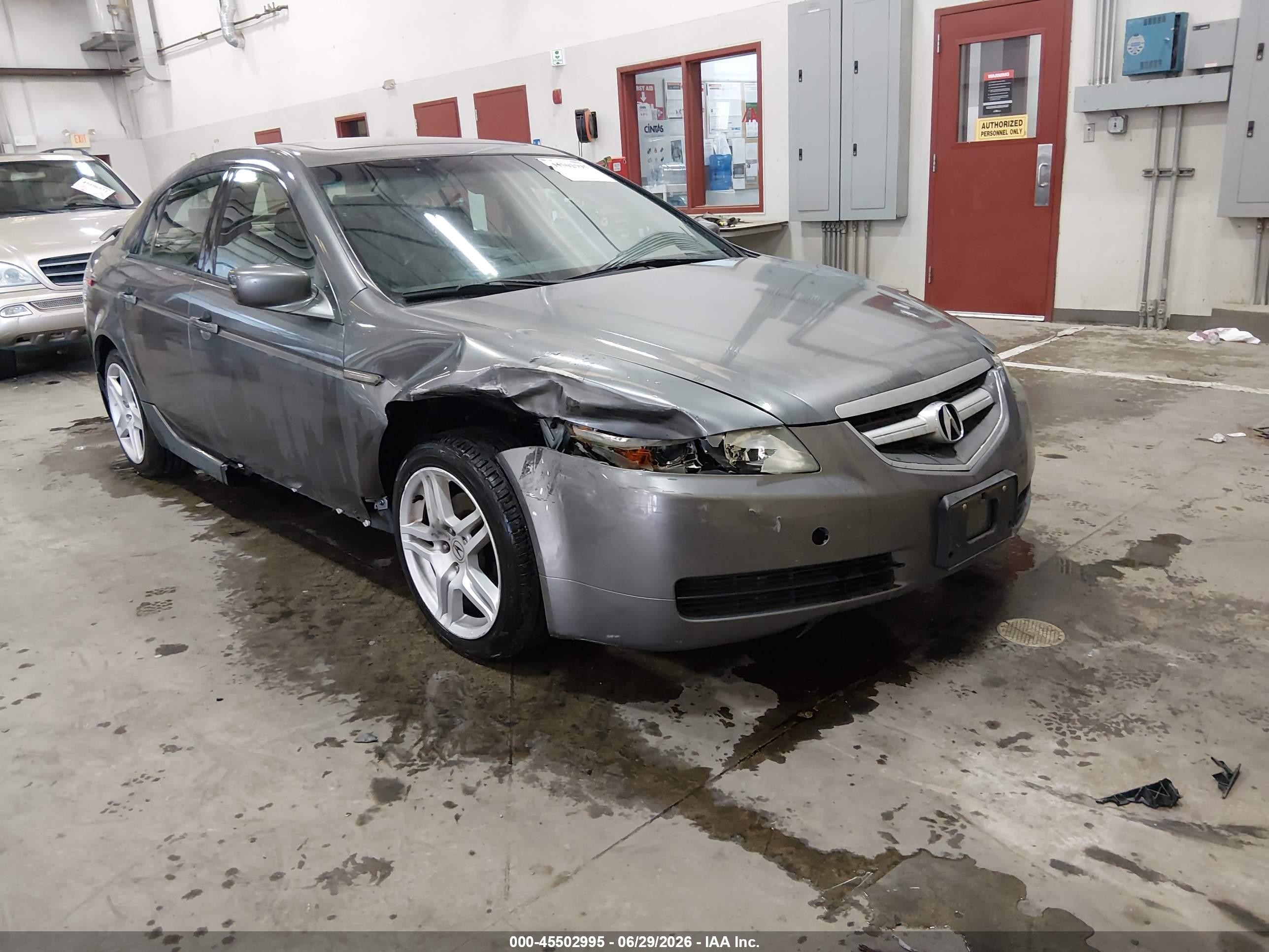 2005 Acura Tl   Gray vin: 19UUA66245A041471