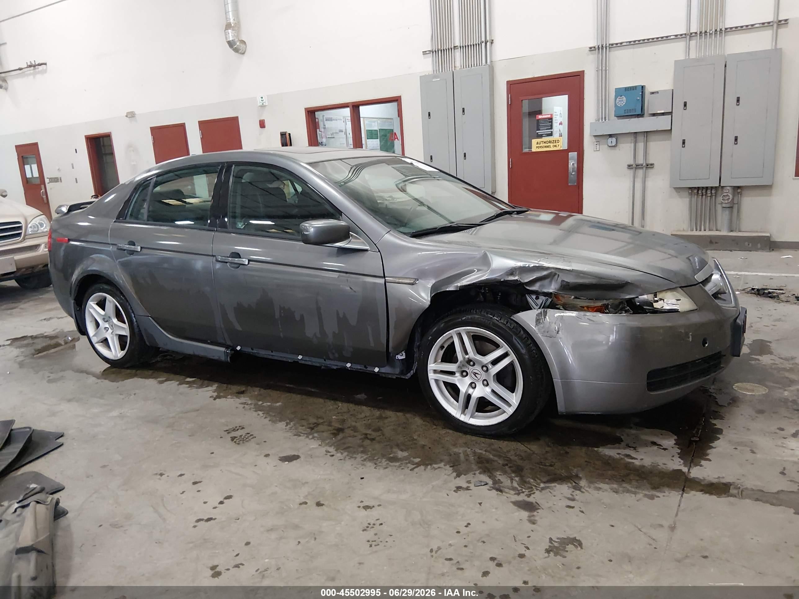 2005 Acura Tl   Gray vin: 19UUA66245A041471