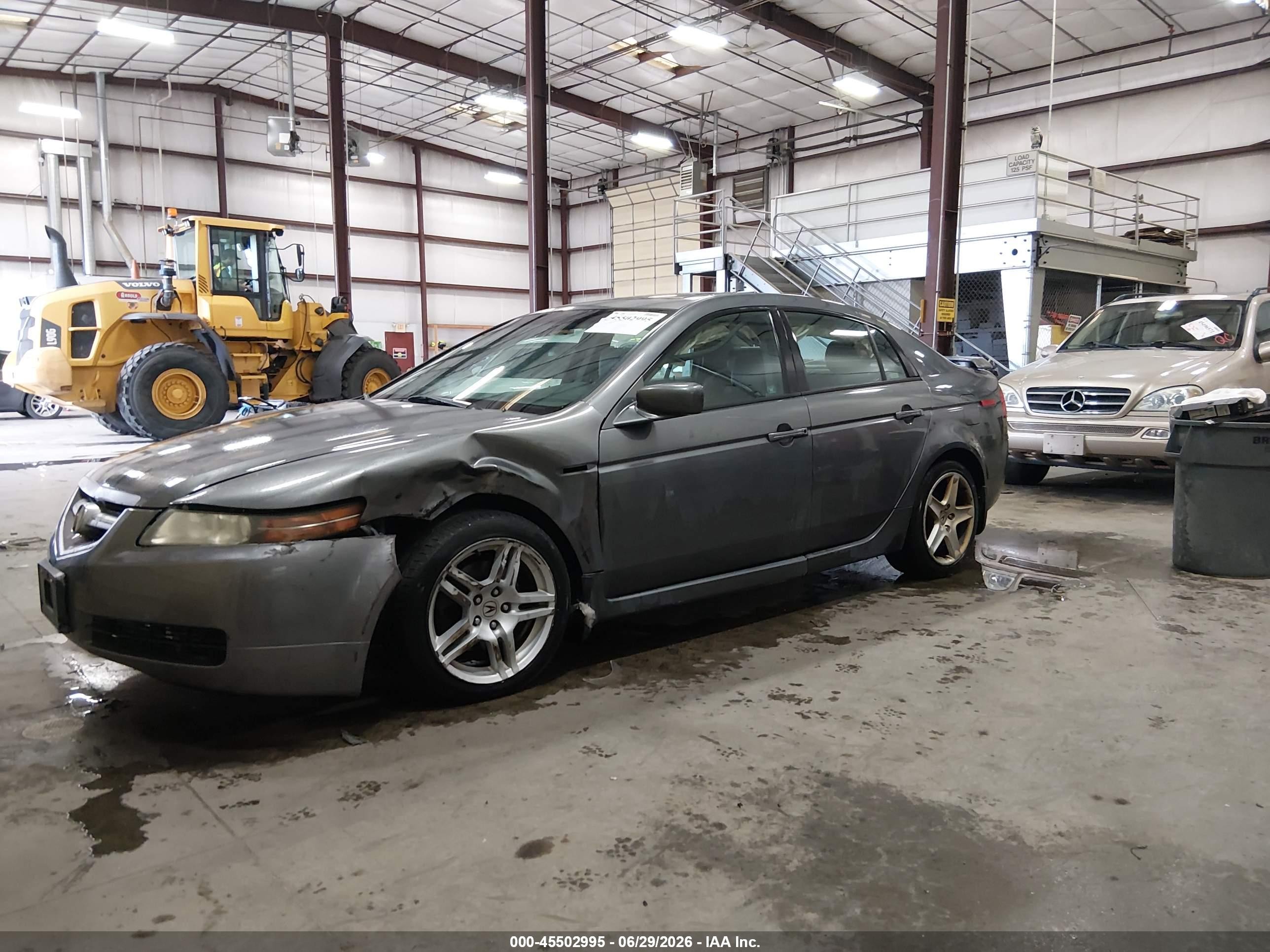 2005 Acura Tl   Gray vin: 19UUA66245A041471