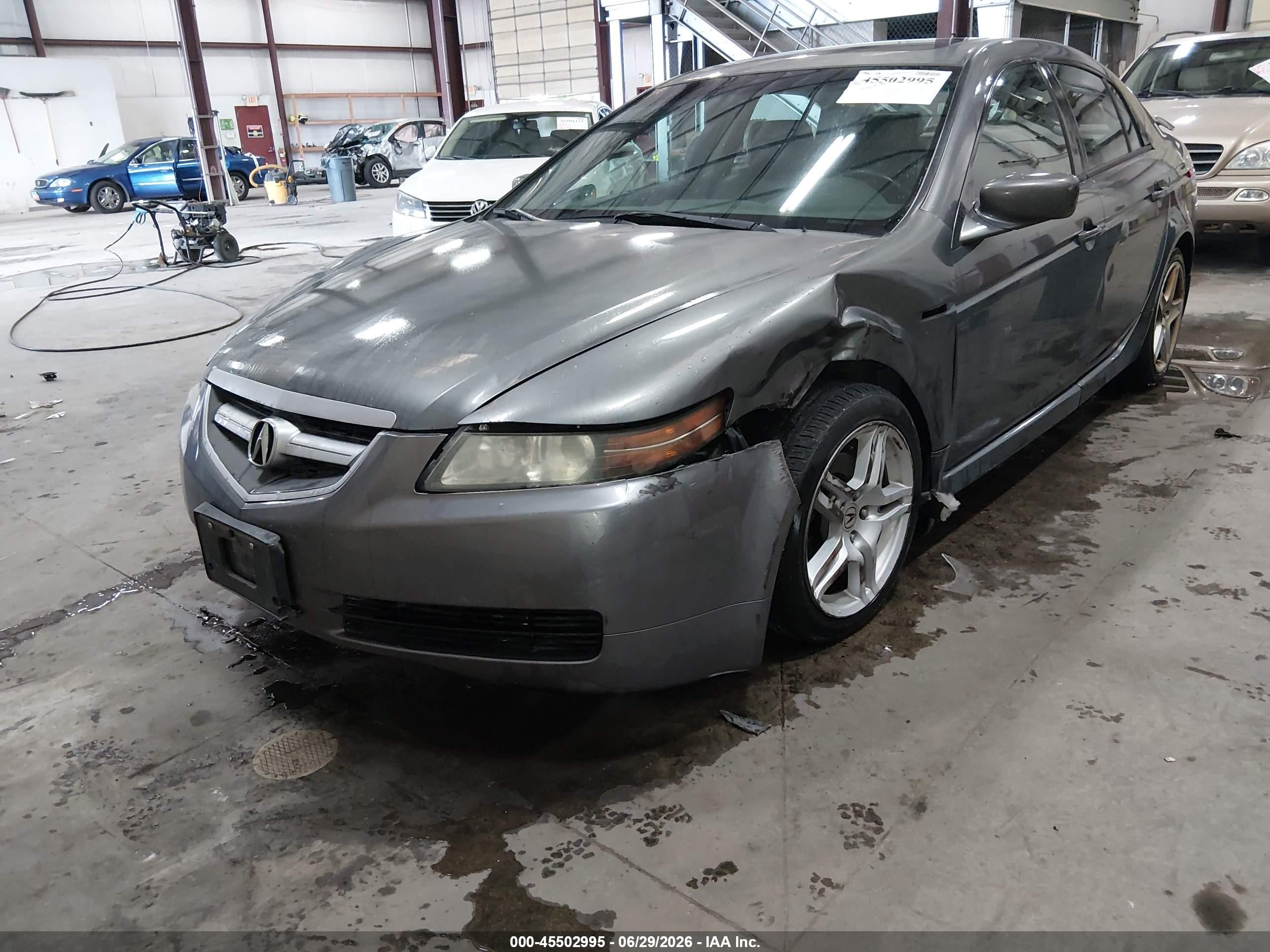 2005 Acura Tl   Gray vin: 19UUA66245A041471