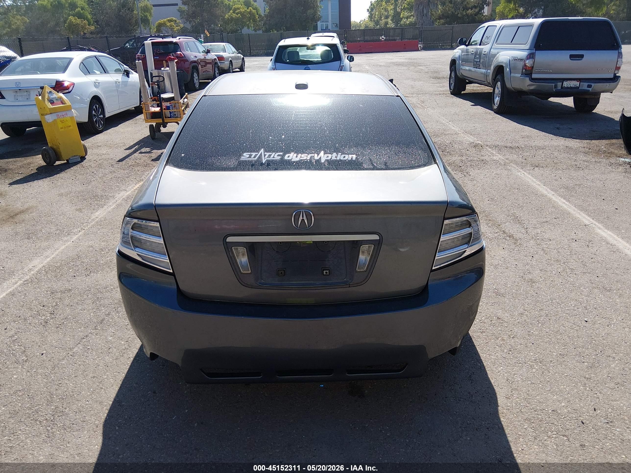 2005 Acura Tl   Gray vin: 19UUA66245A046136