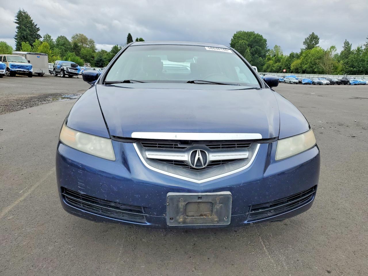 2005 Acura Tl Blue vin: 19UUA66245A054138