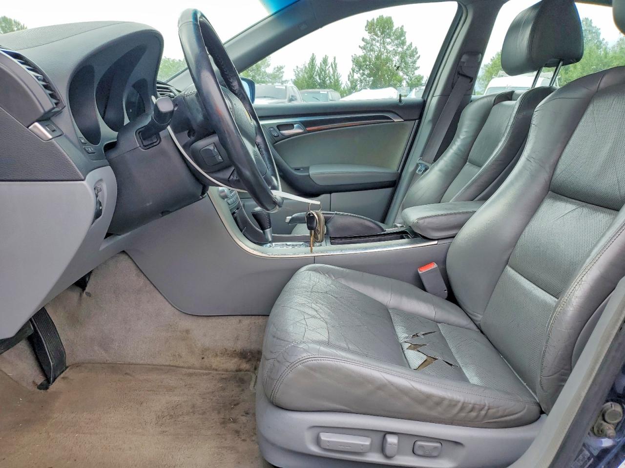 2005 Acura Tl Blue vin: 19UUA66245A054138