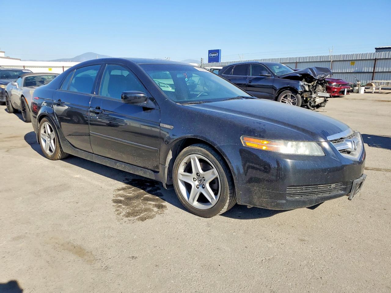 2005 Acura Tl Black vin: 19UUA66245A059873