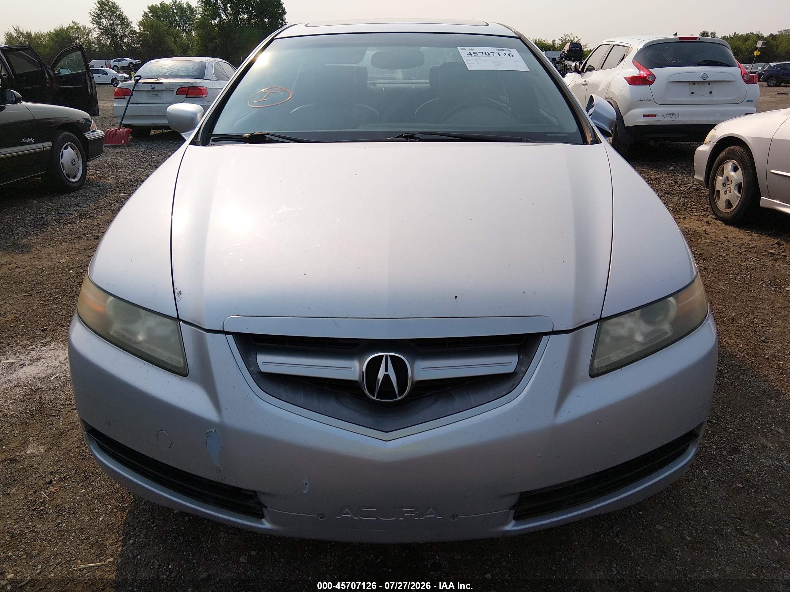 2005 Acura Tl   Silver vin: 19UUA66245A075295