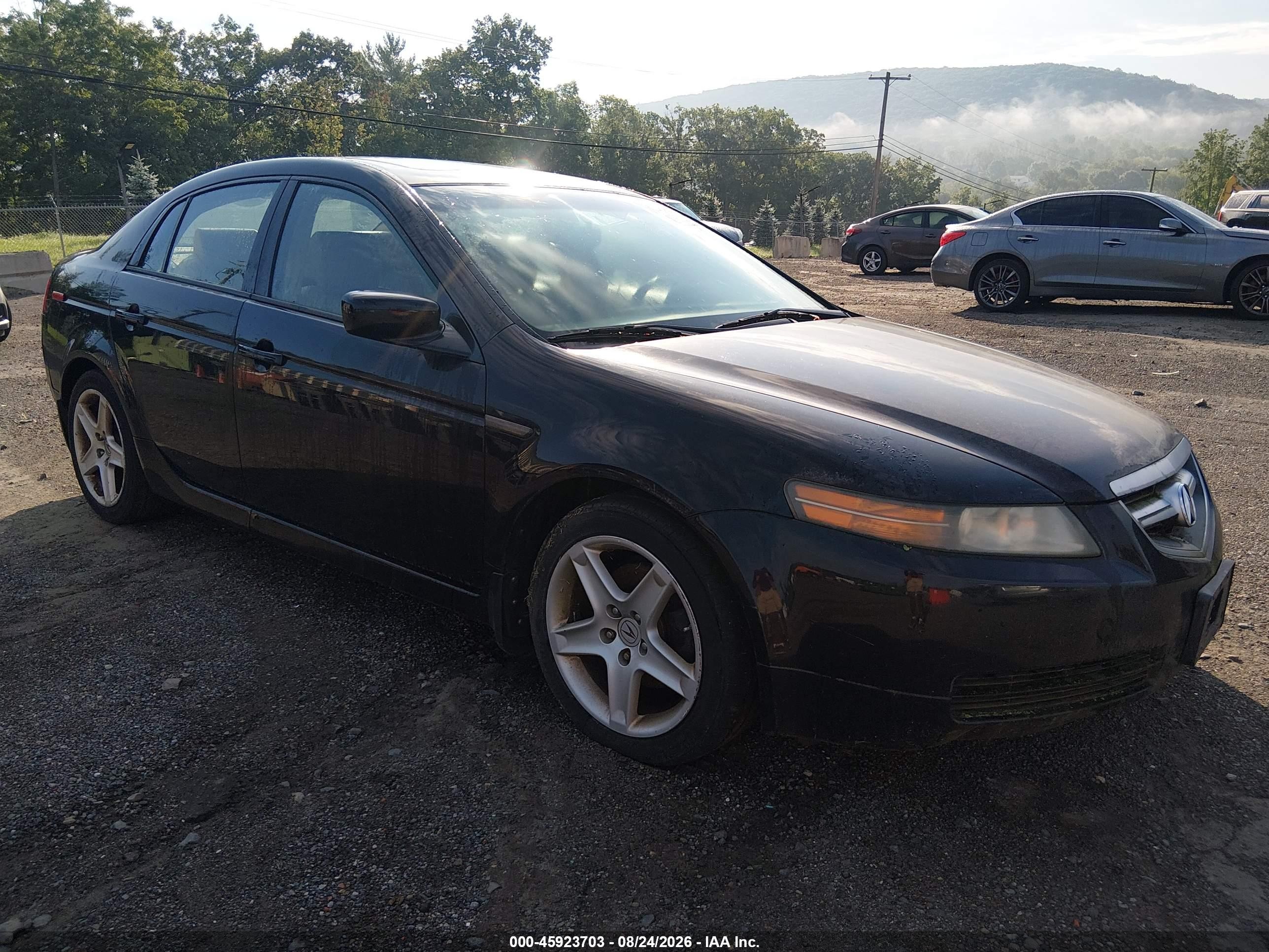 2006 Acura Tl   Черный vin: 19UUA66246A002946
