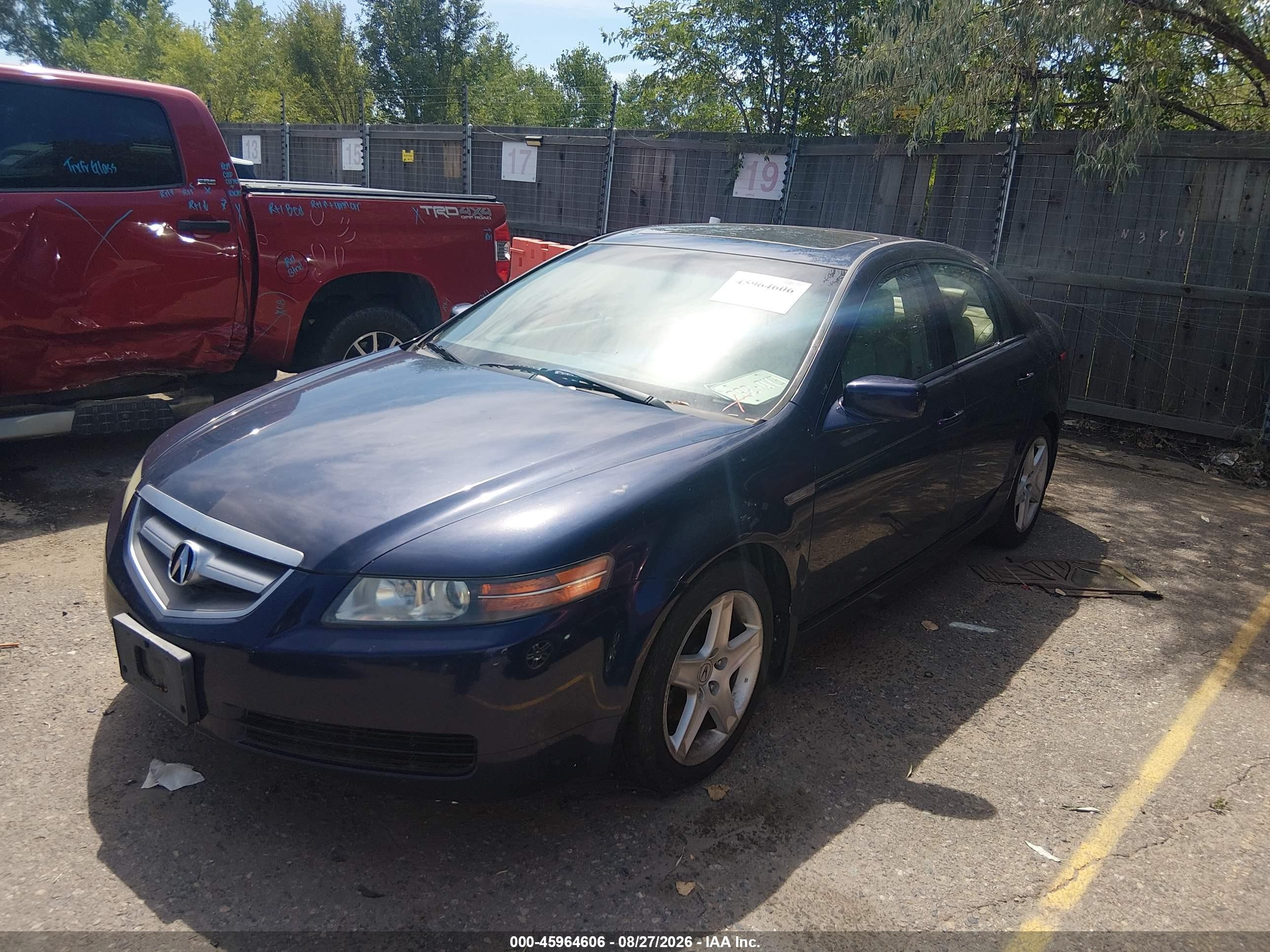 2006 Acura Tl   Синий vin: 19UUA66246A017253