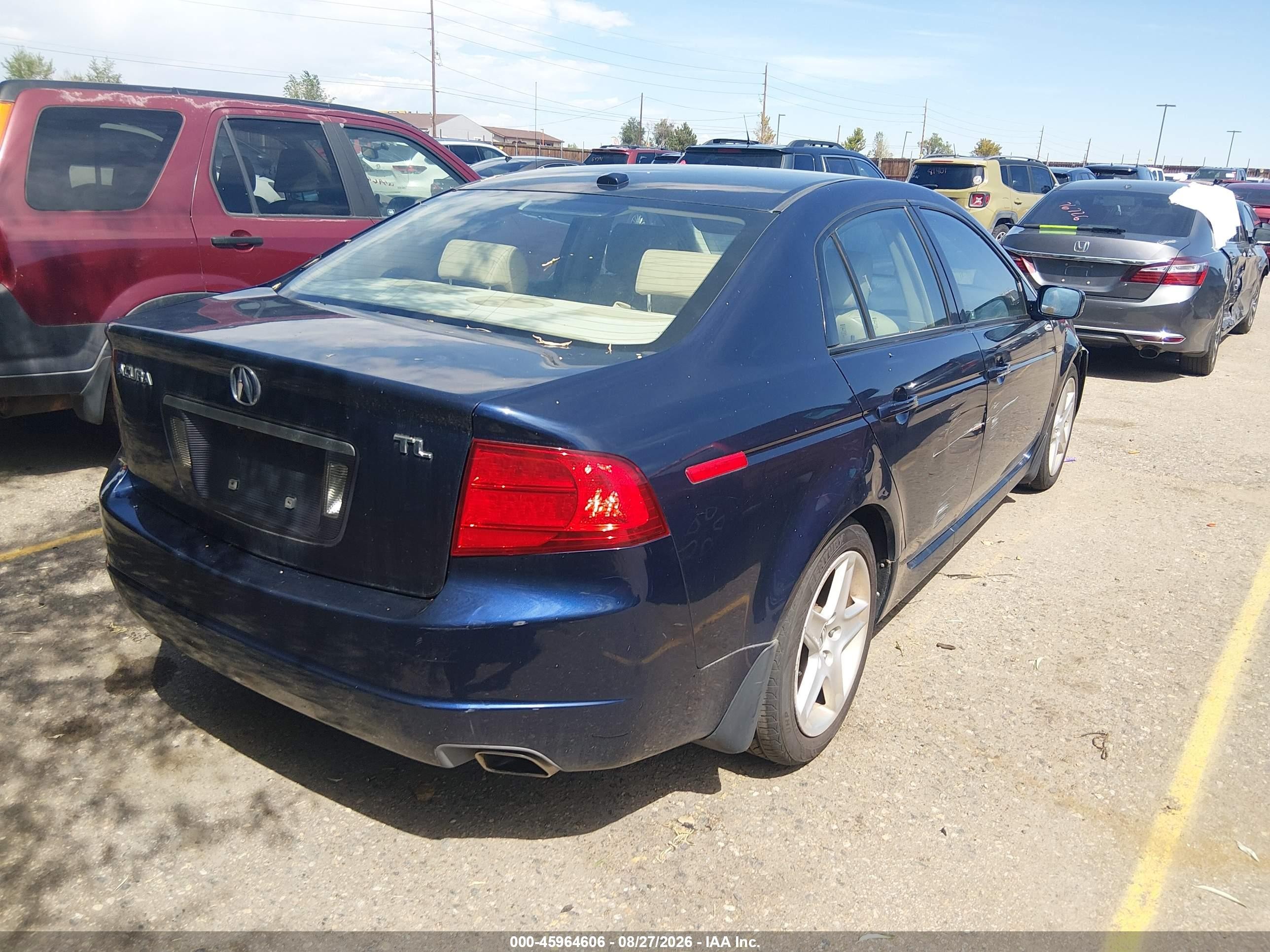 2006 Acura Tl   Синий vin: 19UUA66246A017253