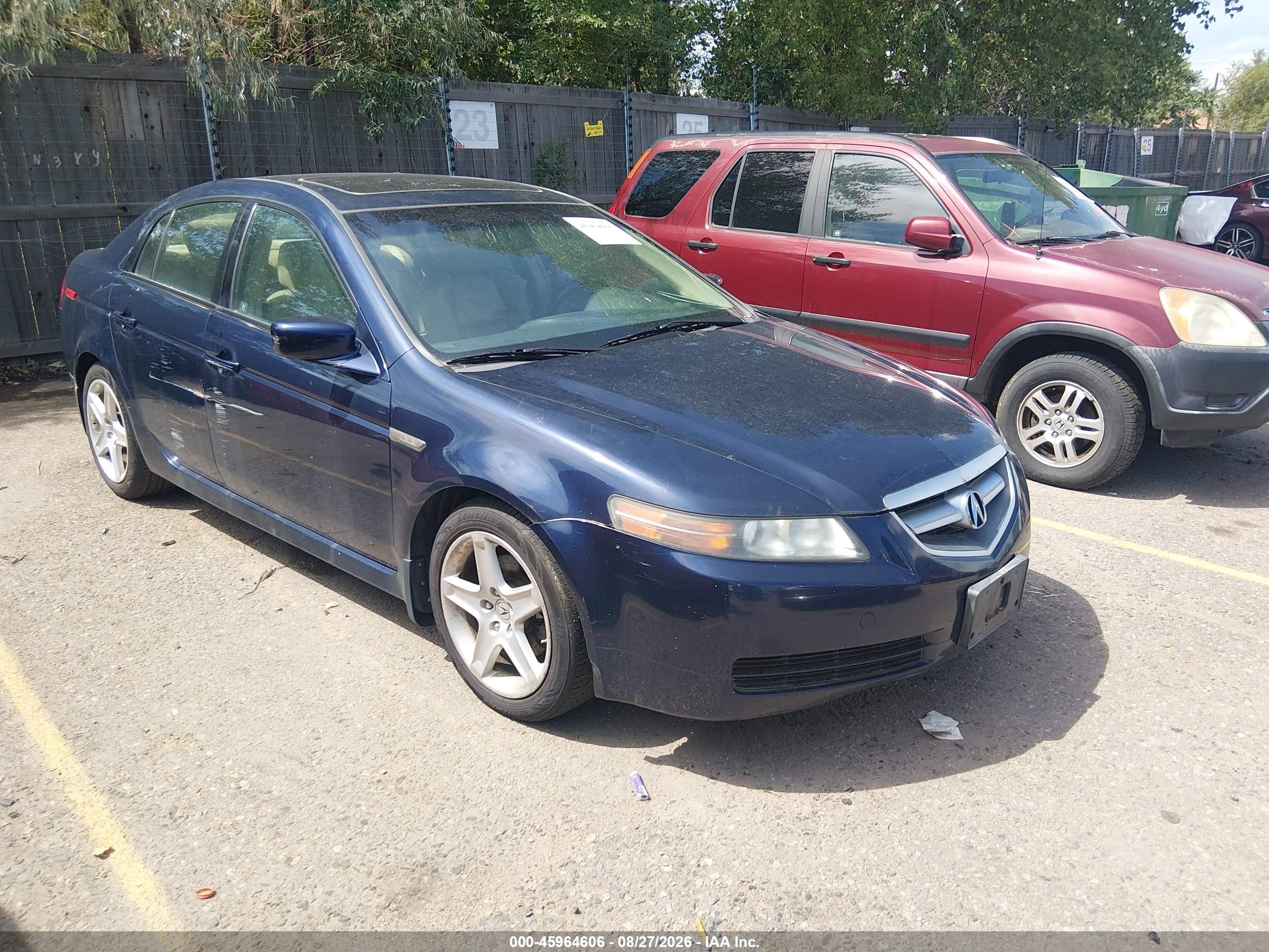 2006 Acura Tl   Синий vin: 19UUA66246A017253