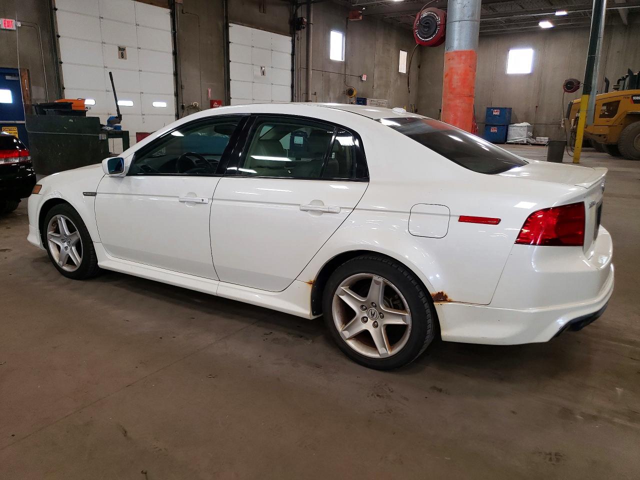 2006 Acura 3.2tl White vin: 19UUA66246A025076