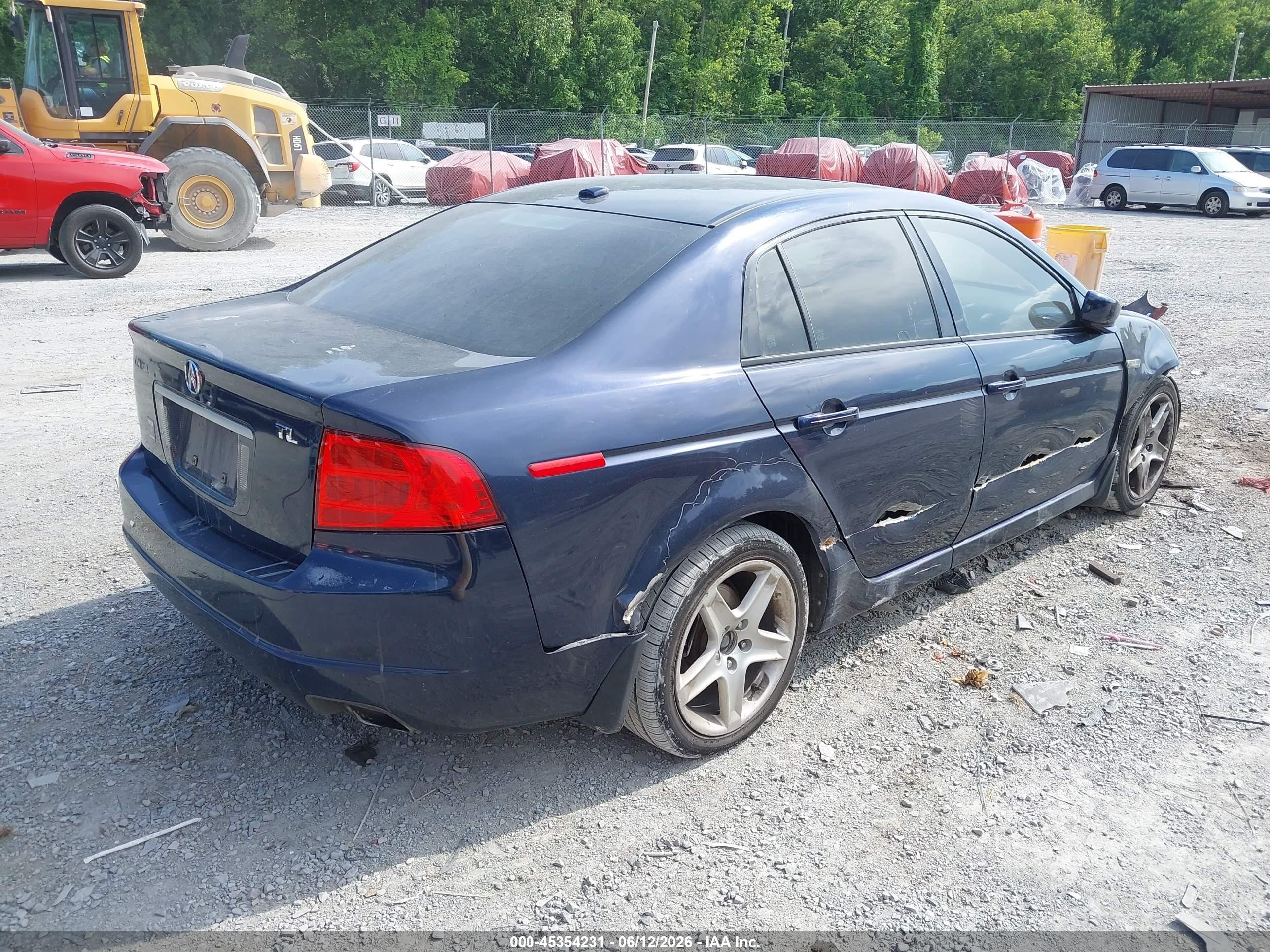 2006 Acura Tl   Blue vin: 19UUA66246A035123
