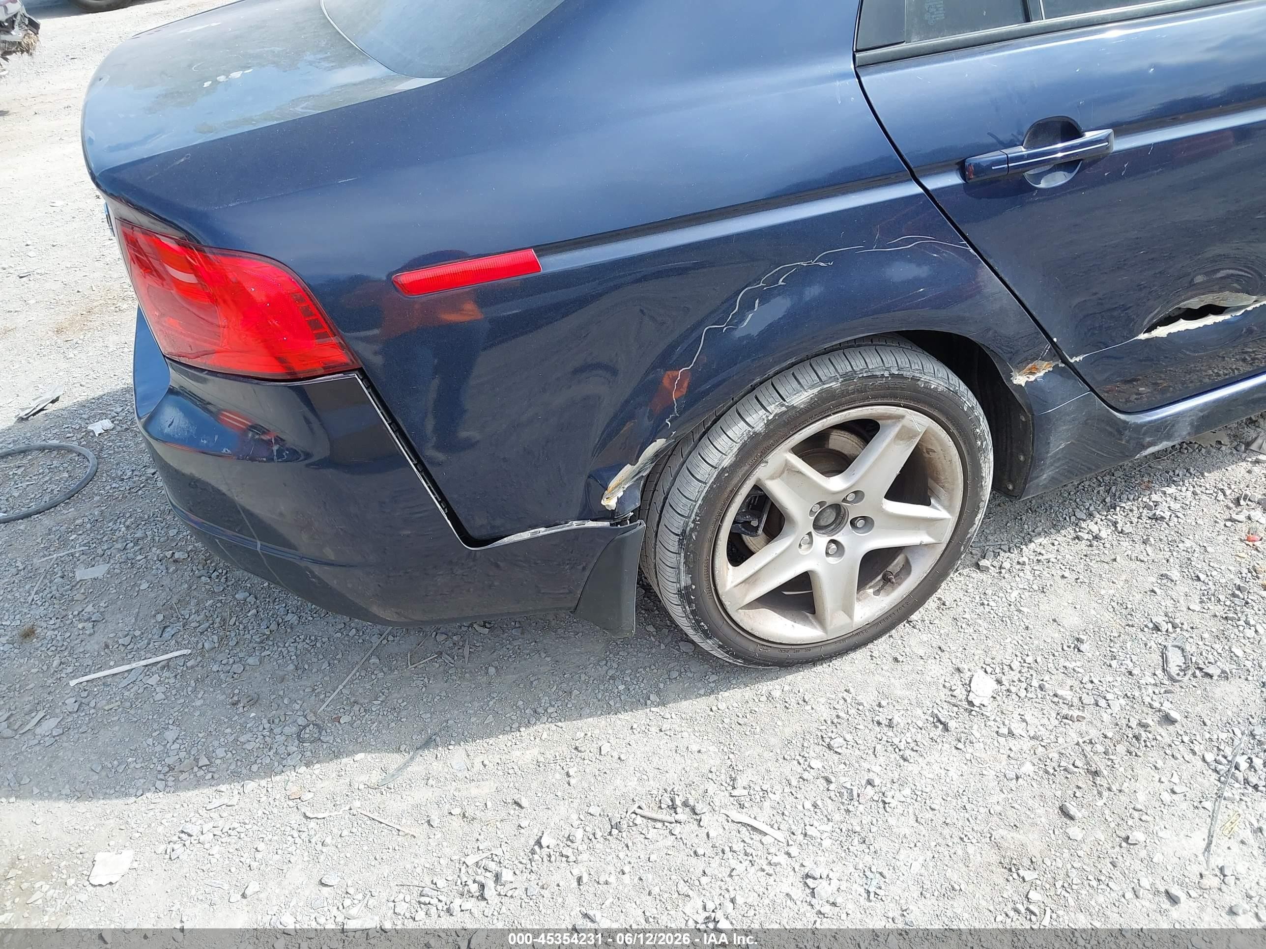 2006 Acura Tl   Blue vin: 19UUA66246A035123