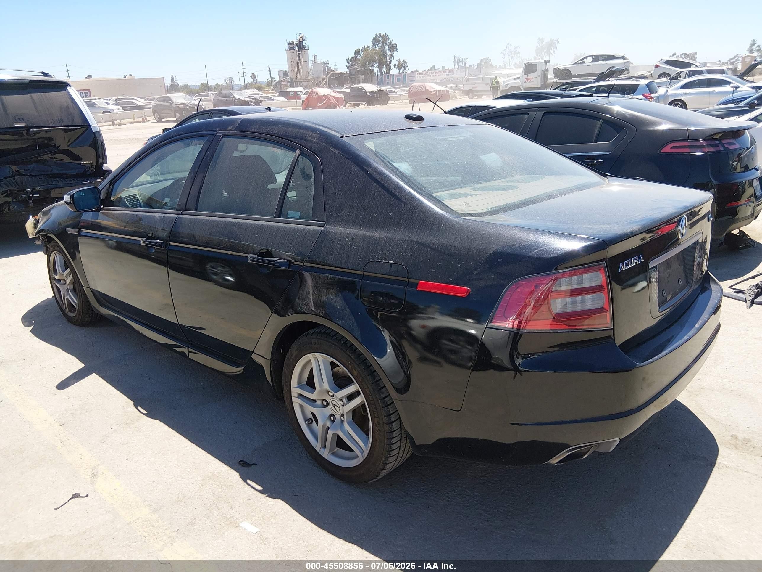 2007 Acura Tl 3.2 Black vin: 19UUA66247A004469