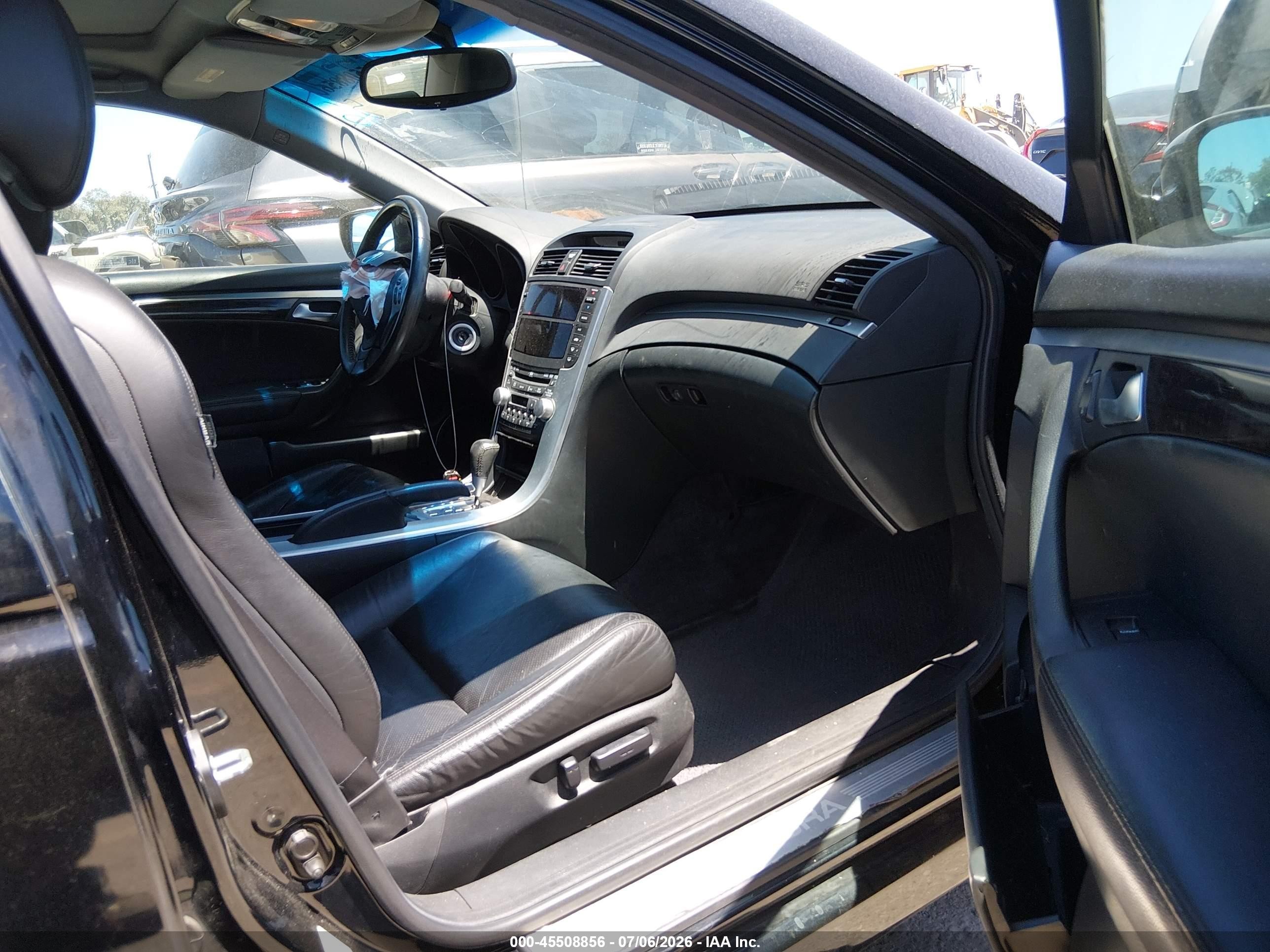 2007 Acura Tl 3.2 Black vin: 19UUA66247A004469