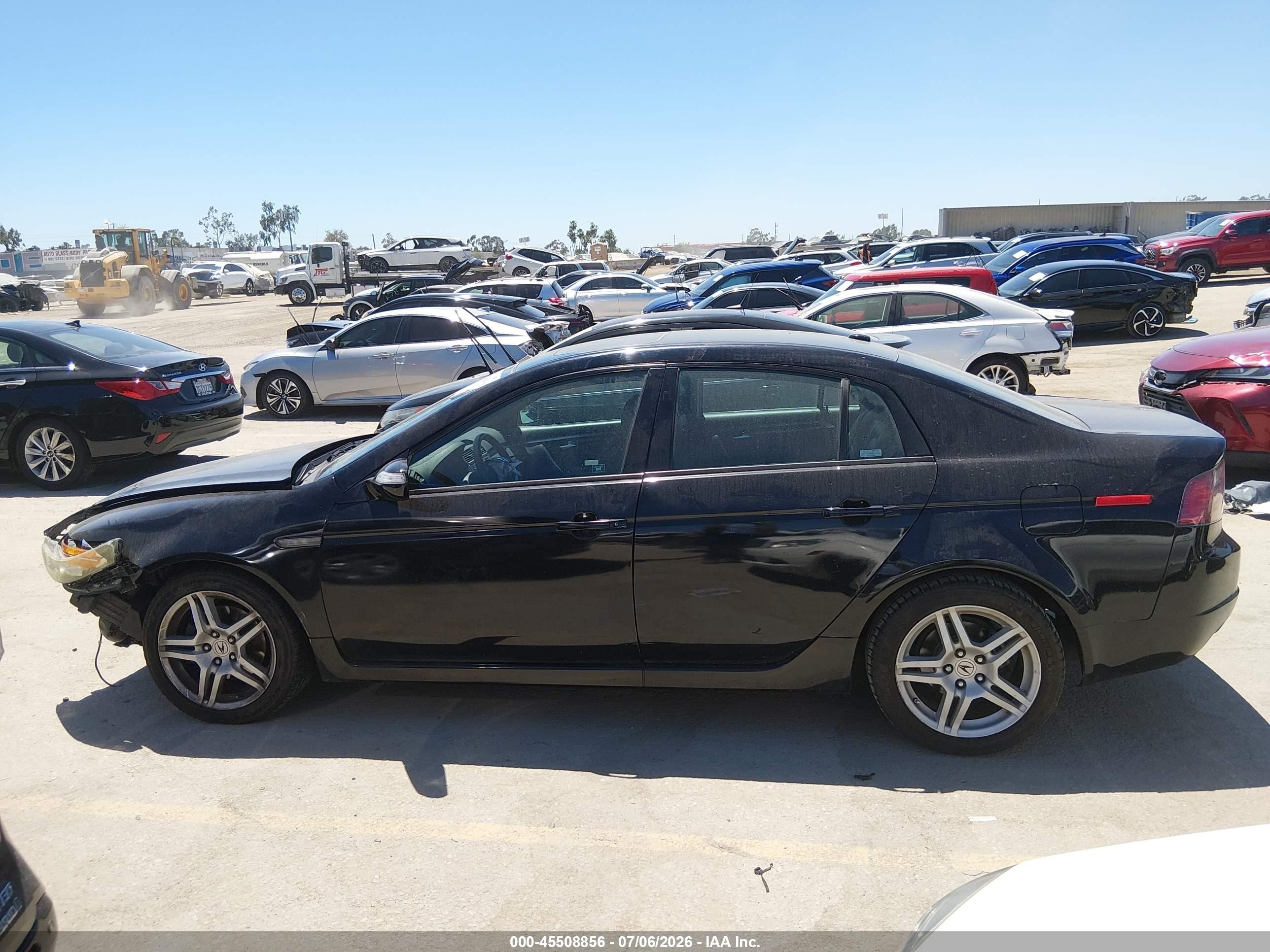2007 Acura Tl 3.2 Black vin: 19UUA66247A004469