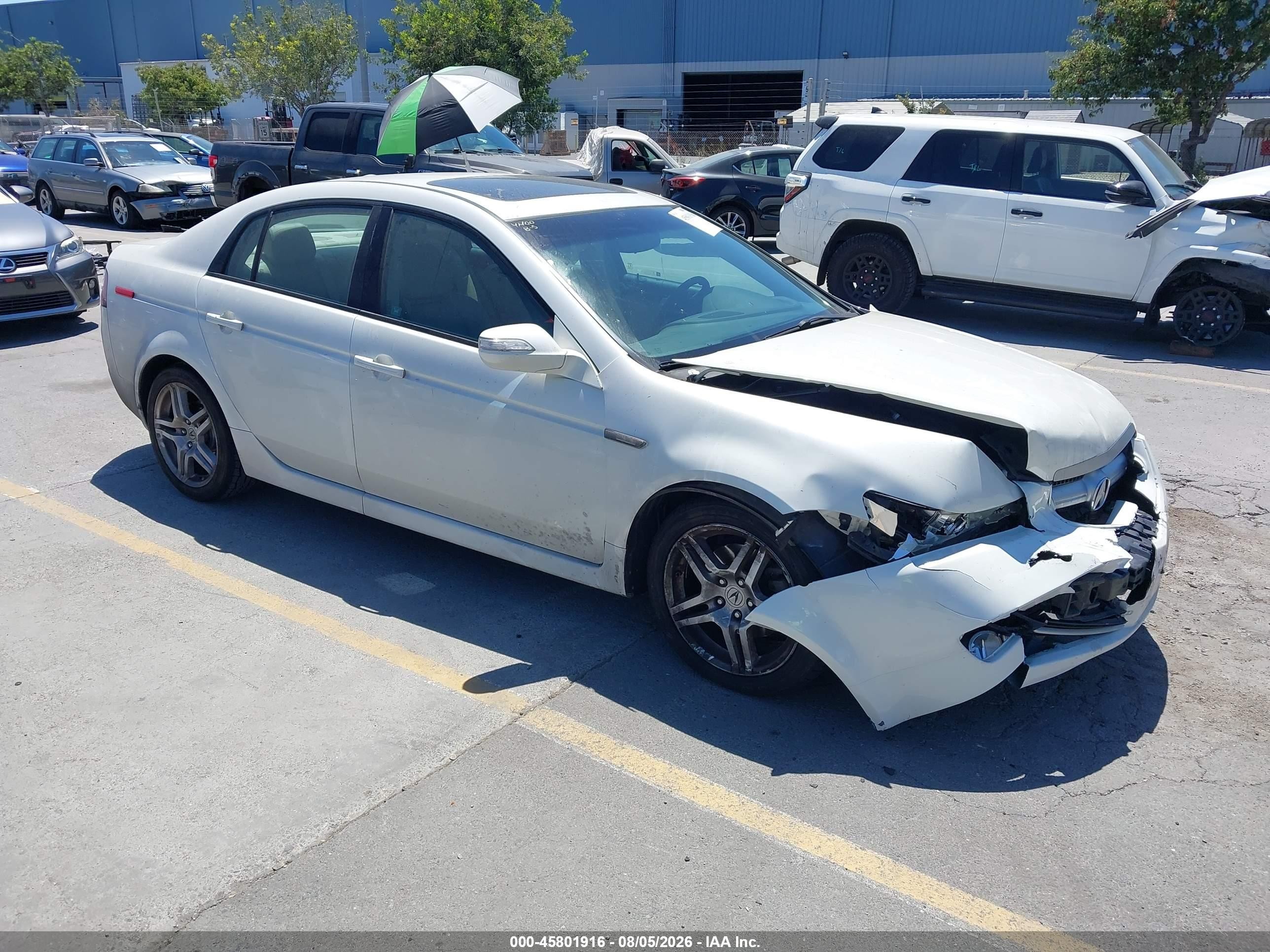 2007 Acura Tl 3.2 Белый vin: 19UUA66247A012118