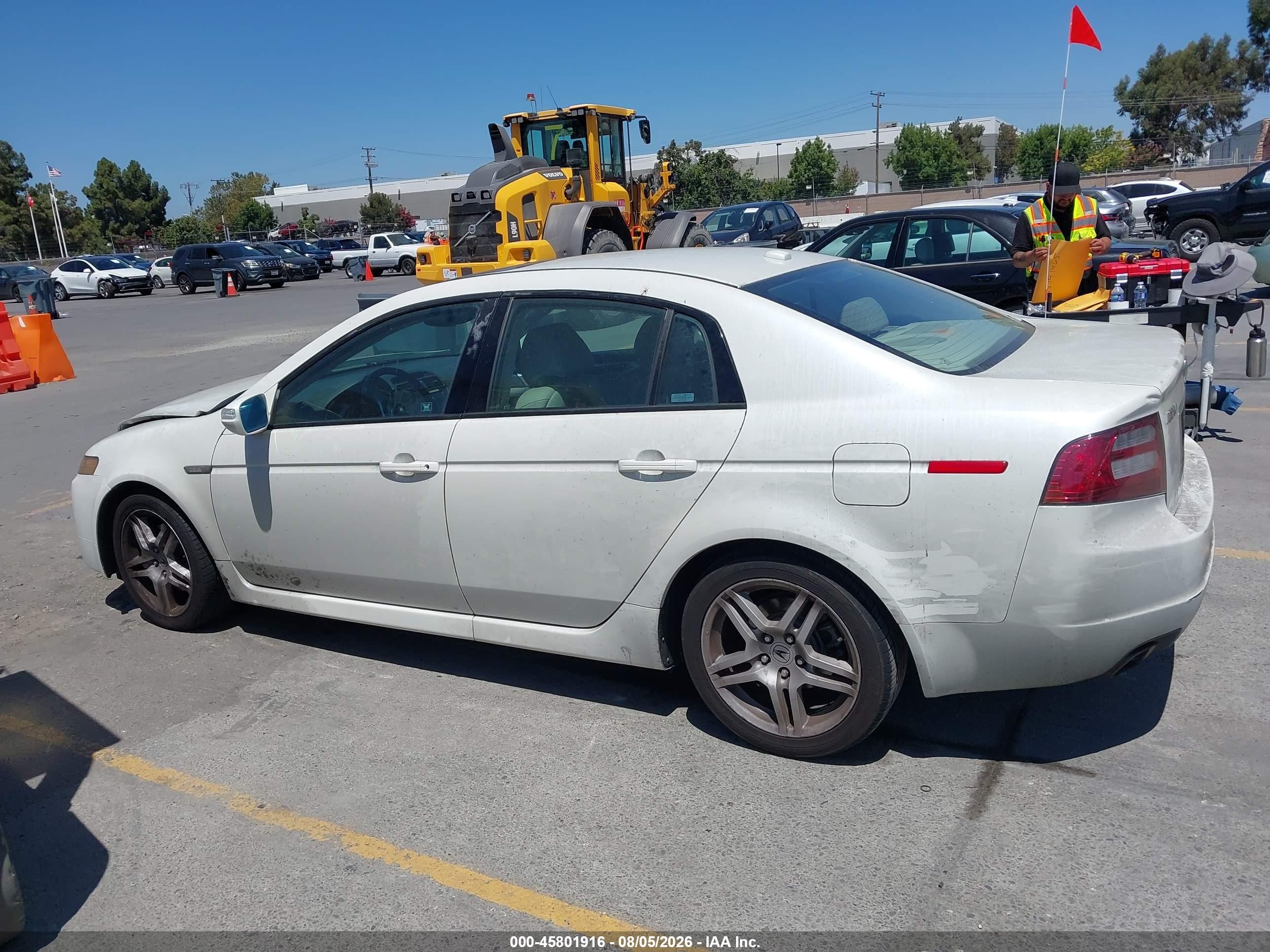 2007 Acura Tl 3.2 Белый vin: 19UUA66247A012118