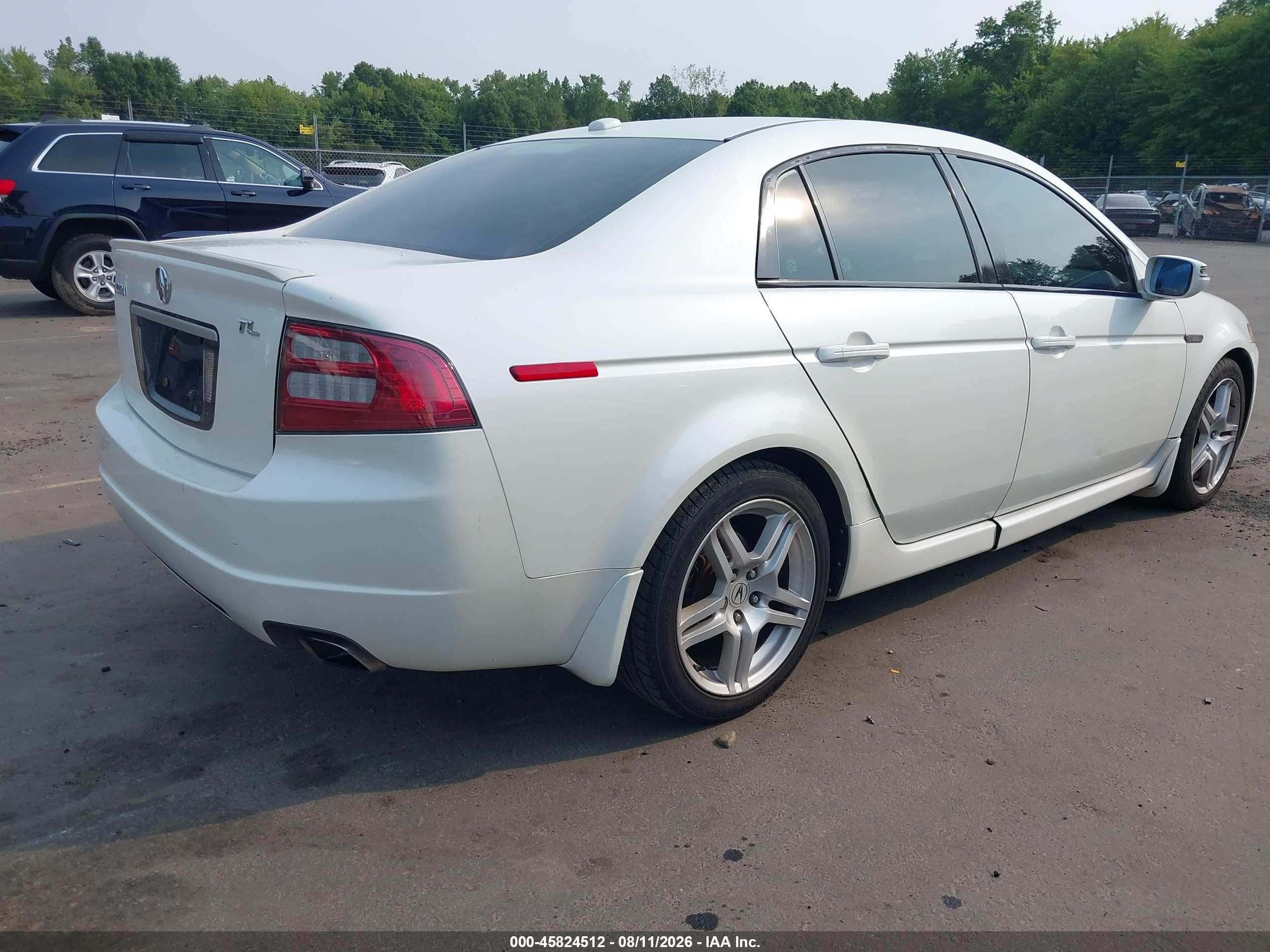 2007 Acura Tl 3.2 Белый vin: 19UUA66247A012751