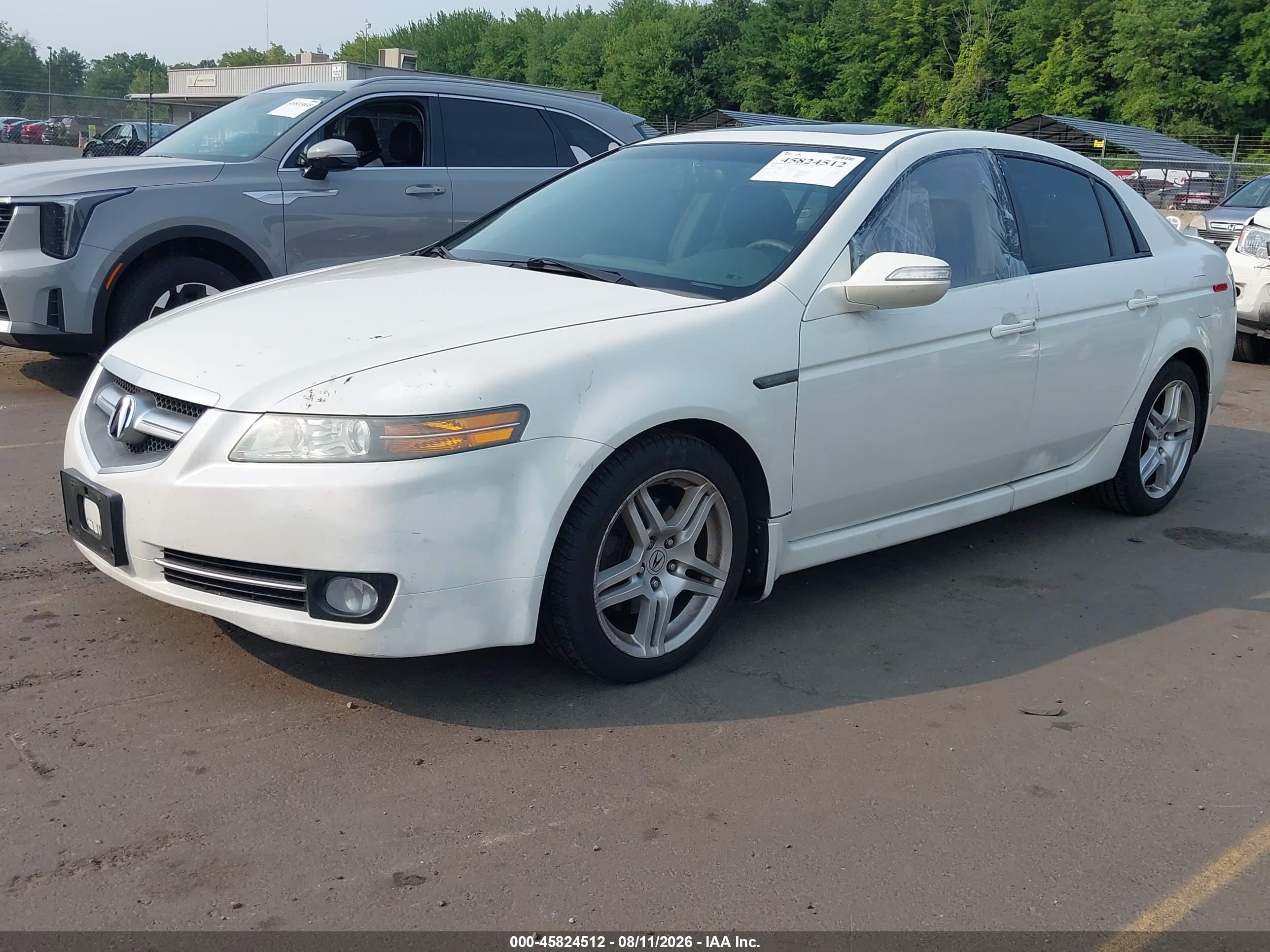 2007 Acura Tl 3.2 Белый vin: 19UUA66247A012751