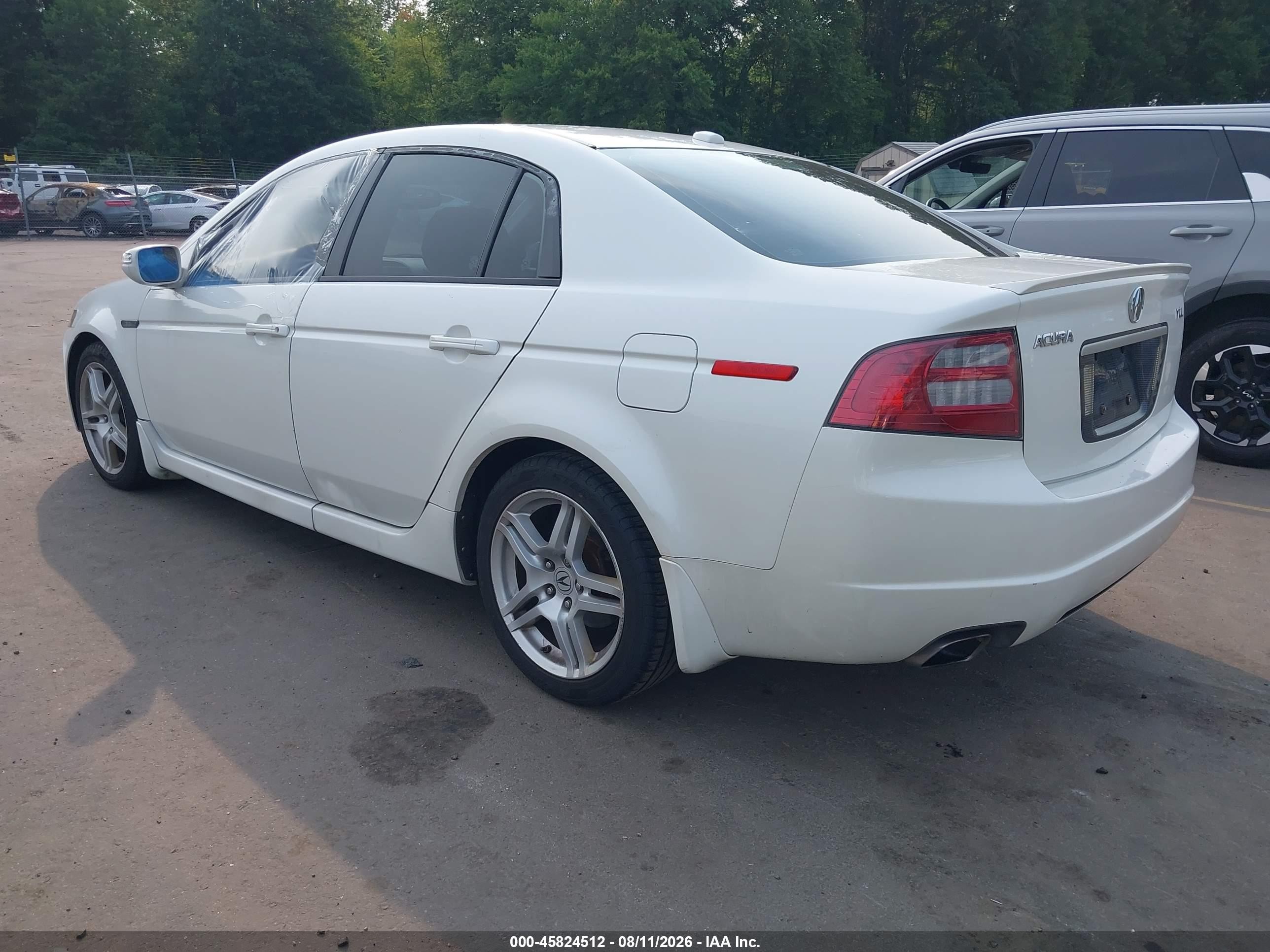 2007 Acura Tl 3.2 Белый vin: 19UUA66247A012751