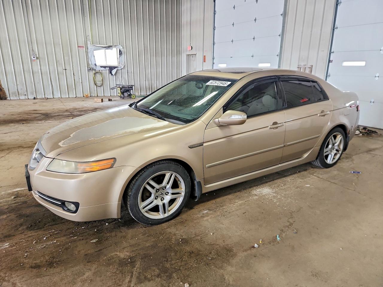 2007 Acura Tl Tan vin: 19UUA66247A015813