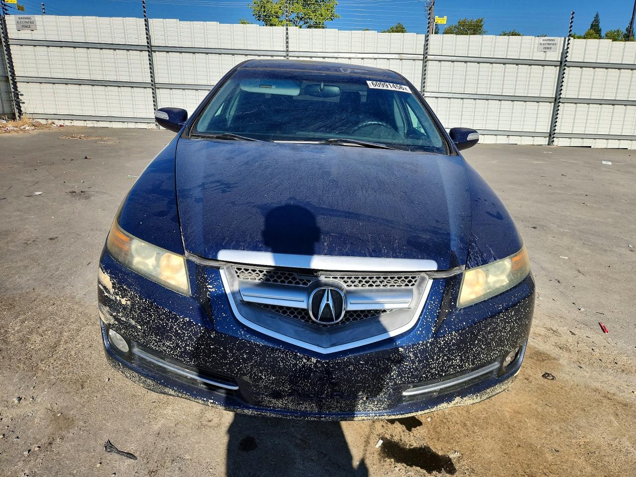 2007 Acura Tl Blue vin: 19UUA66247A022339