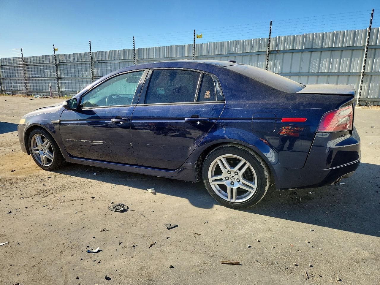 2007 Acura Tl Blue vin: 19UUA66247A022339