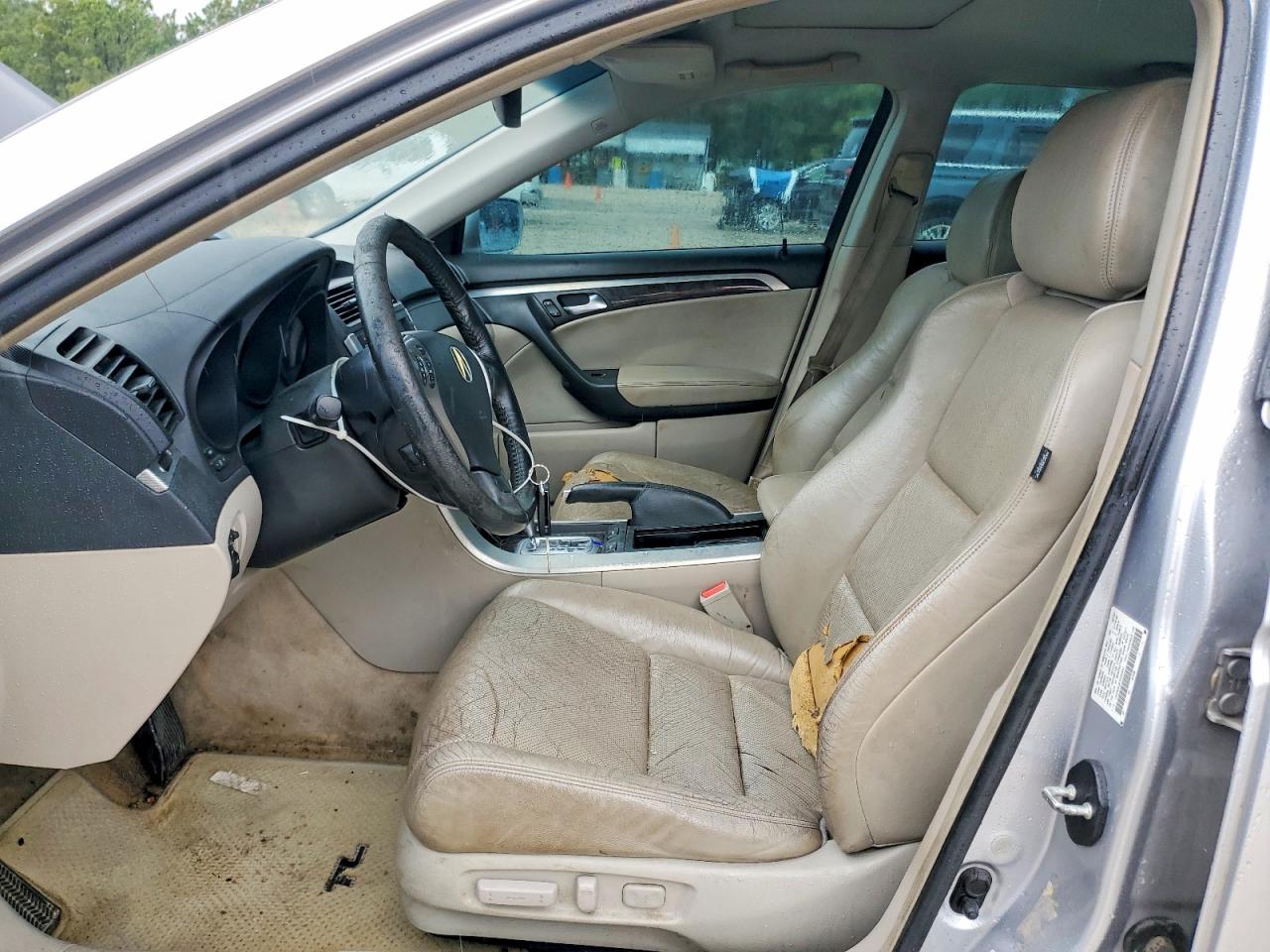 2007 Acura Tl Silver vin: 19UUA66247A034667