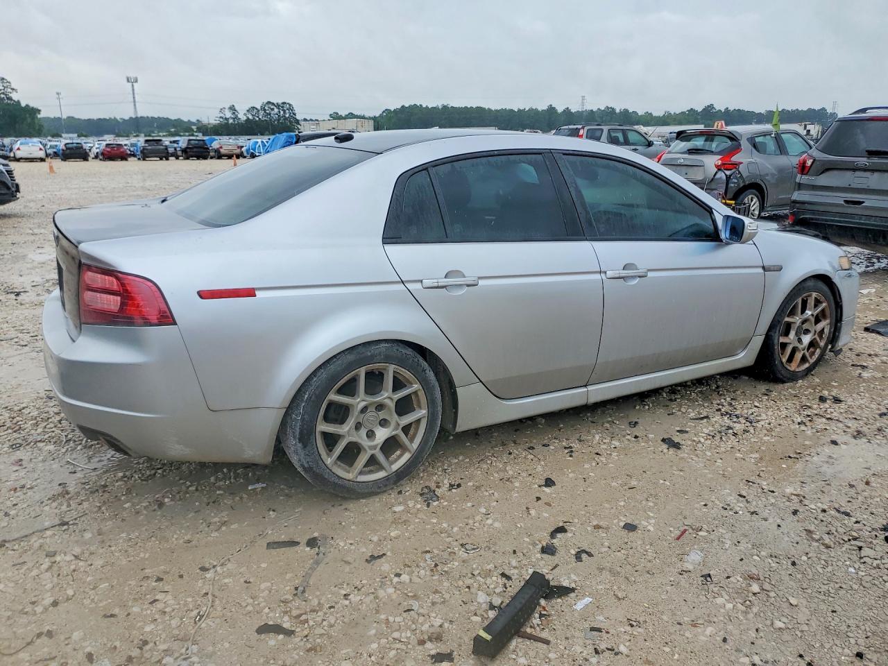 2007 Acura Tl Silver vin: 19UUA66247A034667
