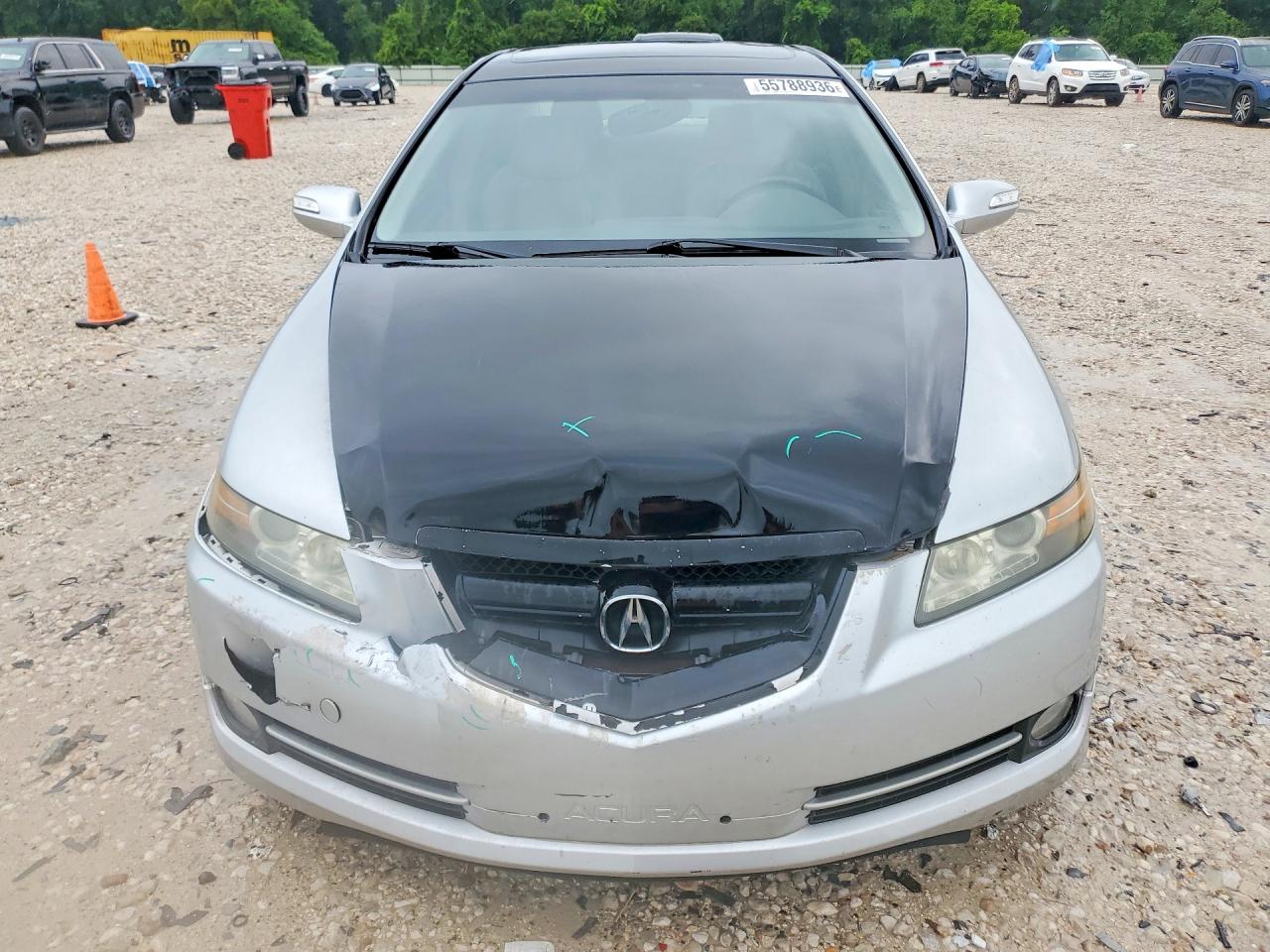 2007 Acura Tl Silver vin: 19UUA66247A034667