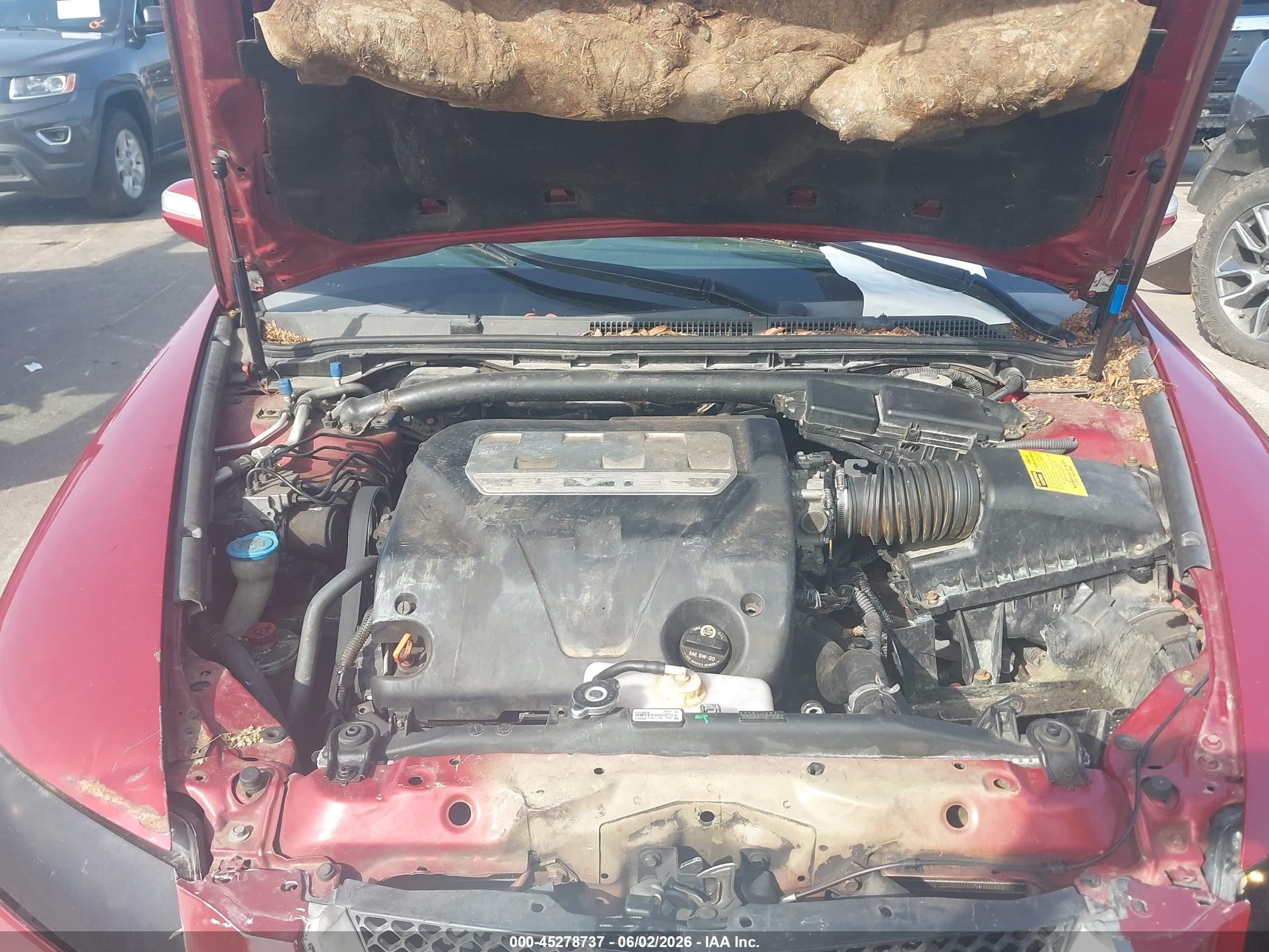 2008 Acura Tl 3.2 Бордовый vin: 19UUA66248A017871