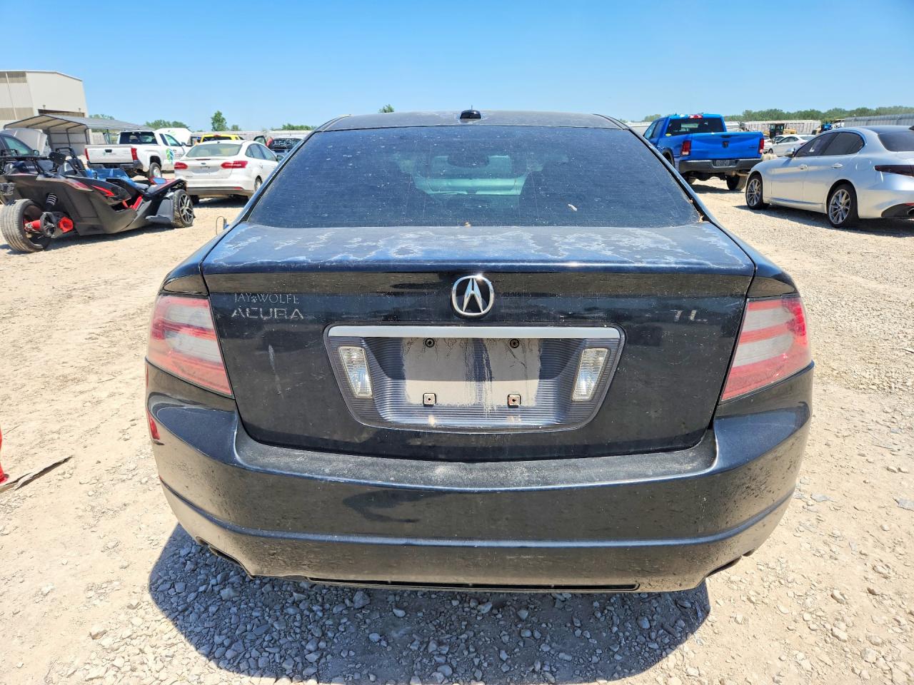 2008 Acura Tl Black vin: 19UUA66248A018650