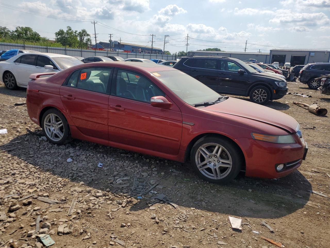 2008 Acura Tl Red vin: 19UUA66248A025176