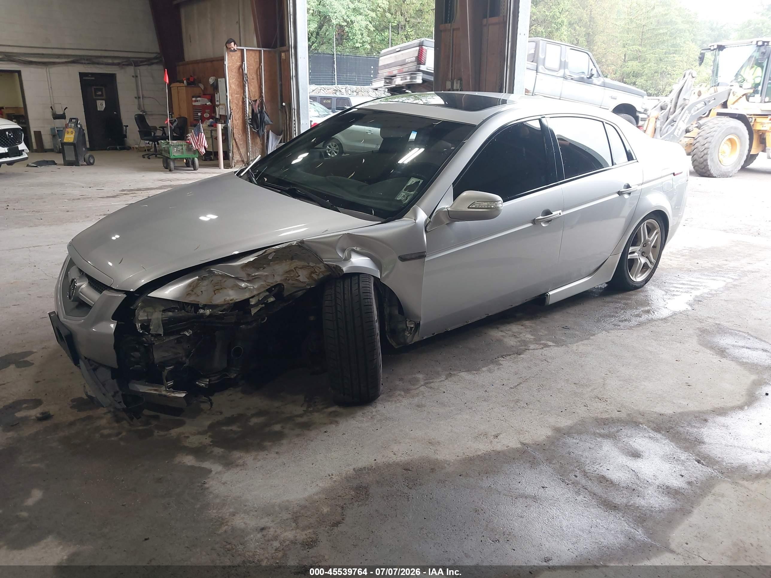 2008 Acura Tl 3.2 Серый vin: 19UUA66248A037263