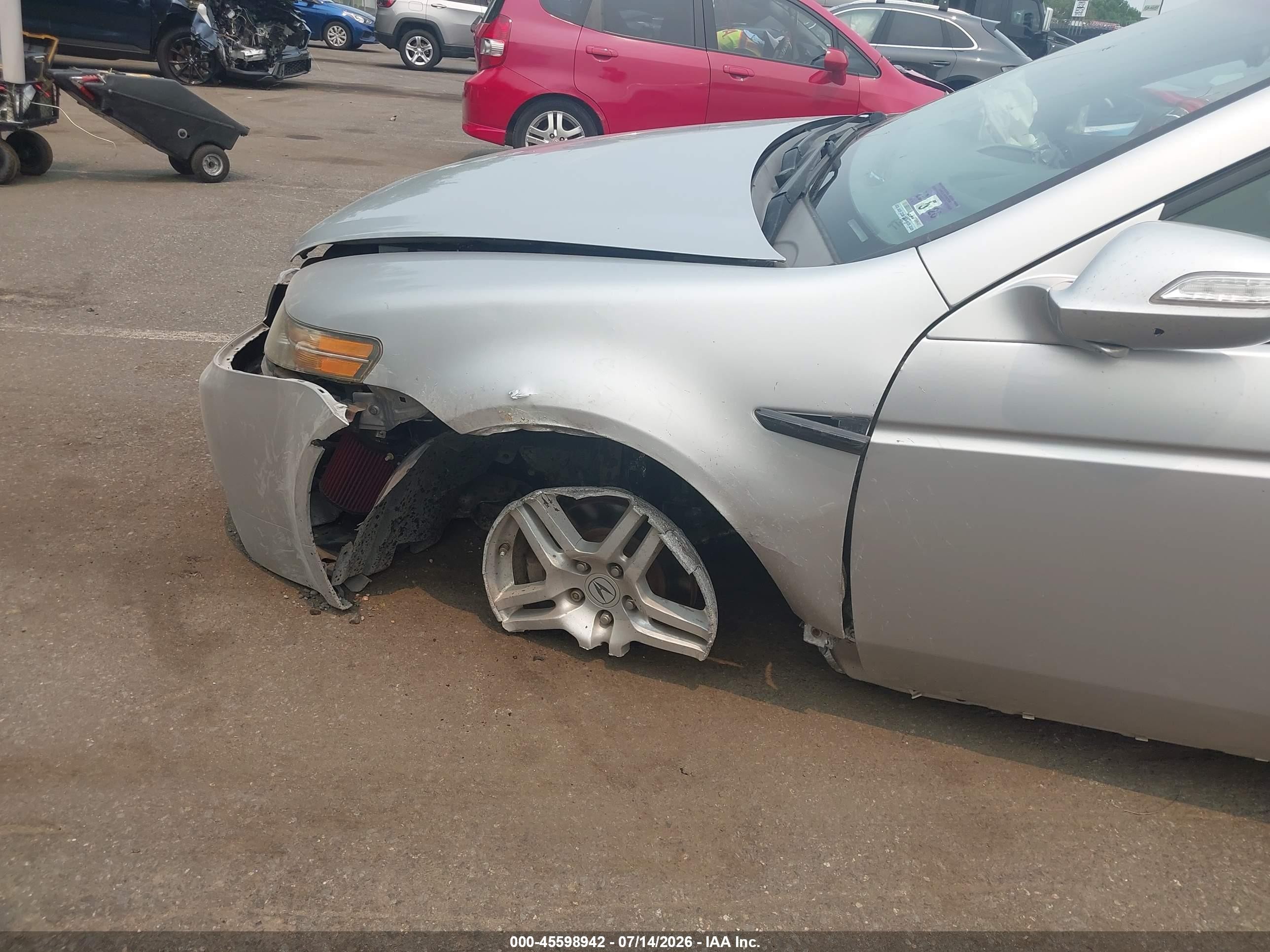2008 Acura Tl 3.2 Silver vin: 19UUA66248A040437