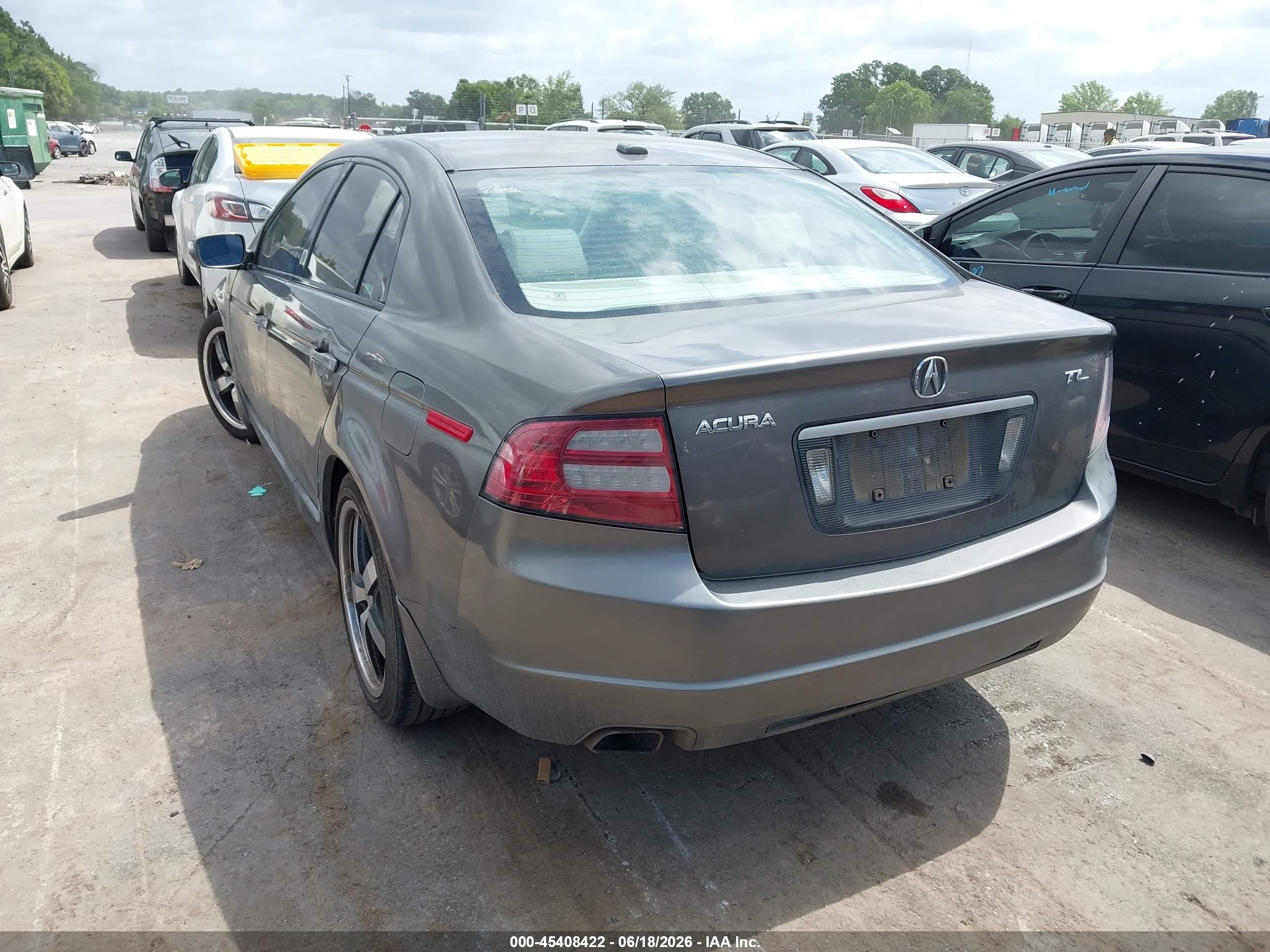 2008 Acura Tl 3.2 Gray vin: 19UUA66248A044259