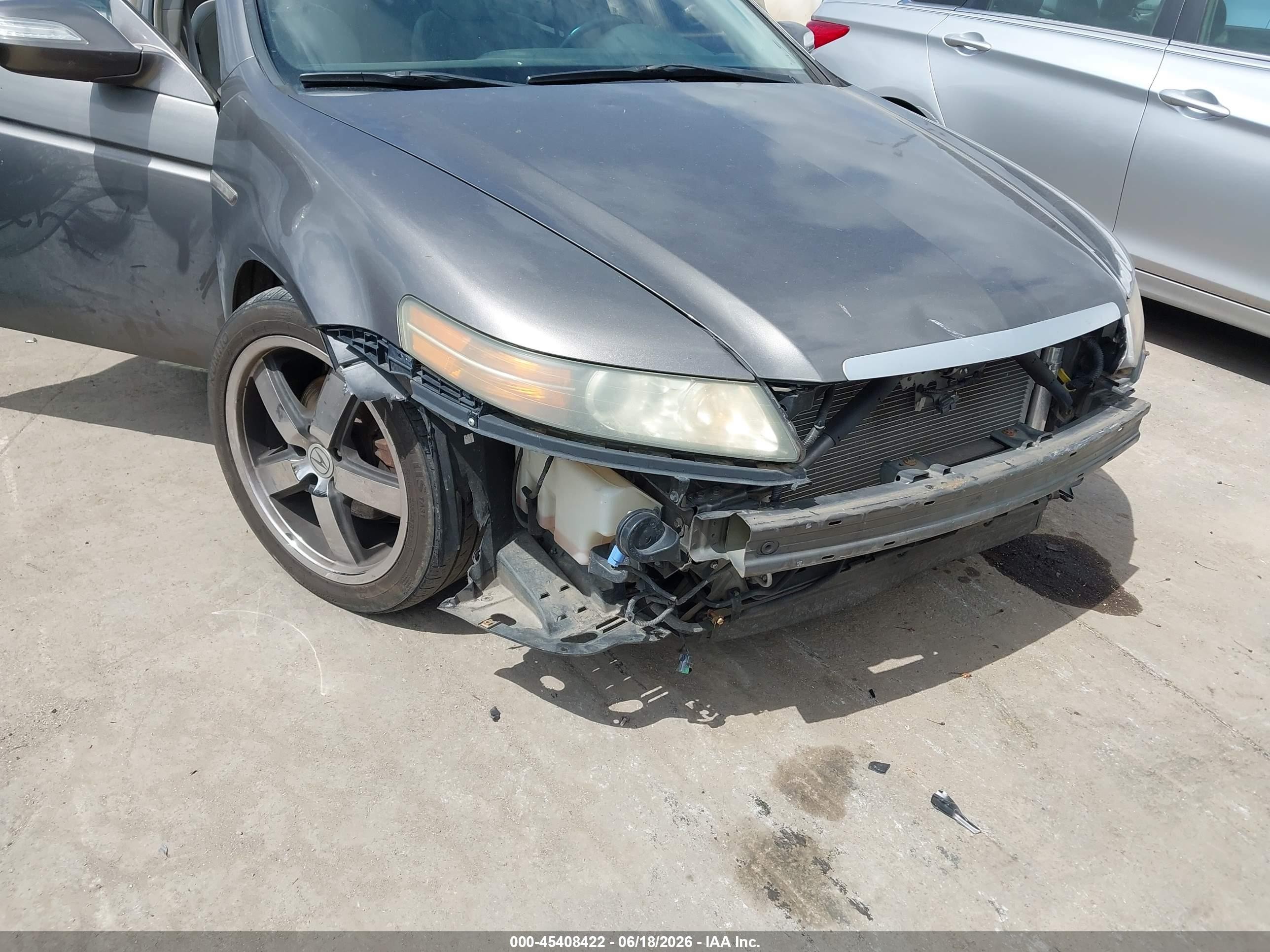 2008 Acura Tl 3.2 Gray vin: 19UUA66248A044259