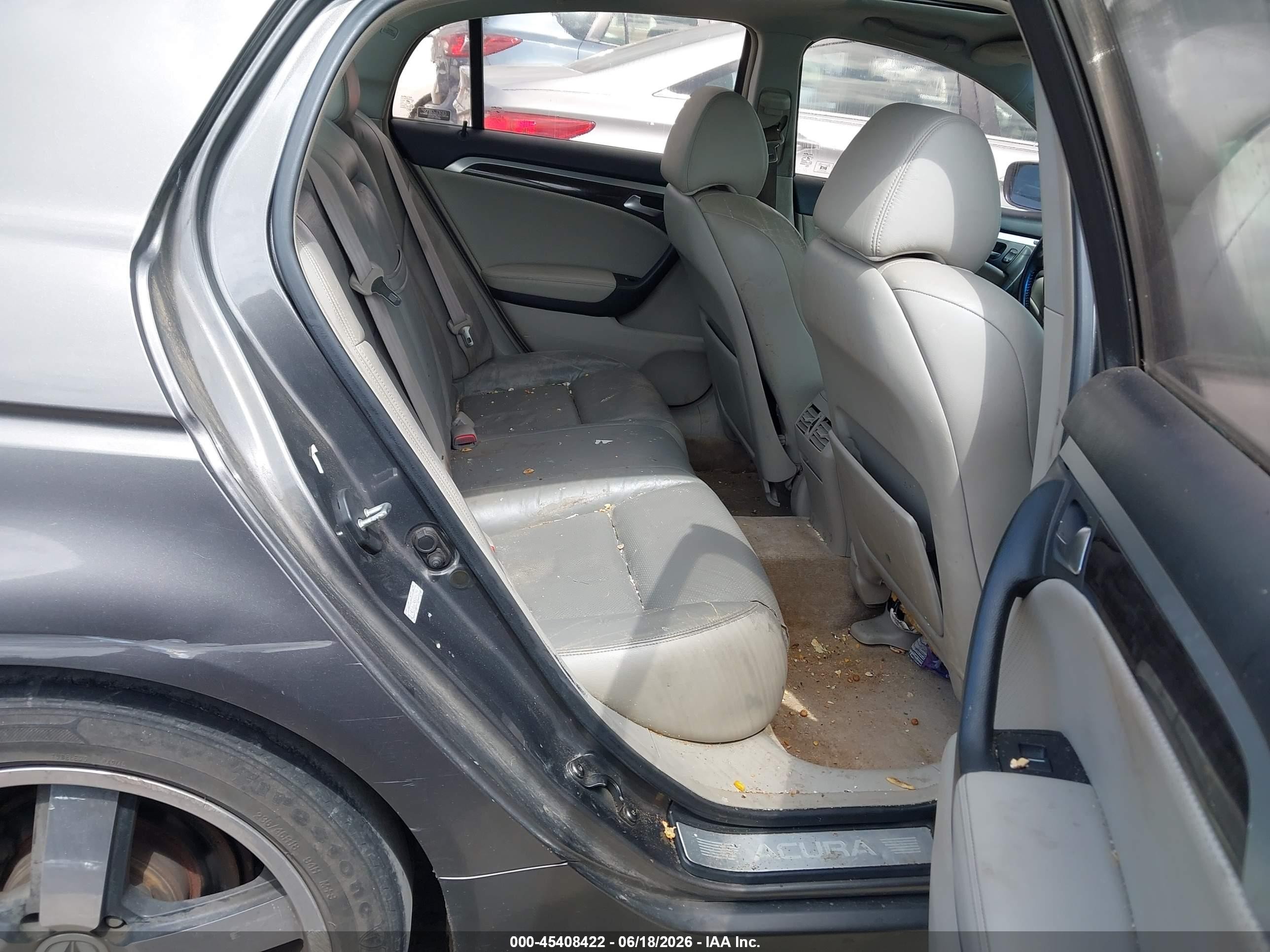 2008 Acura Tl 3.2 Gray vin: 19UUA66248A044259