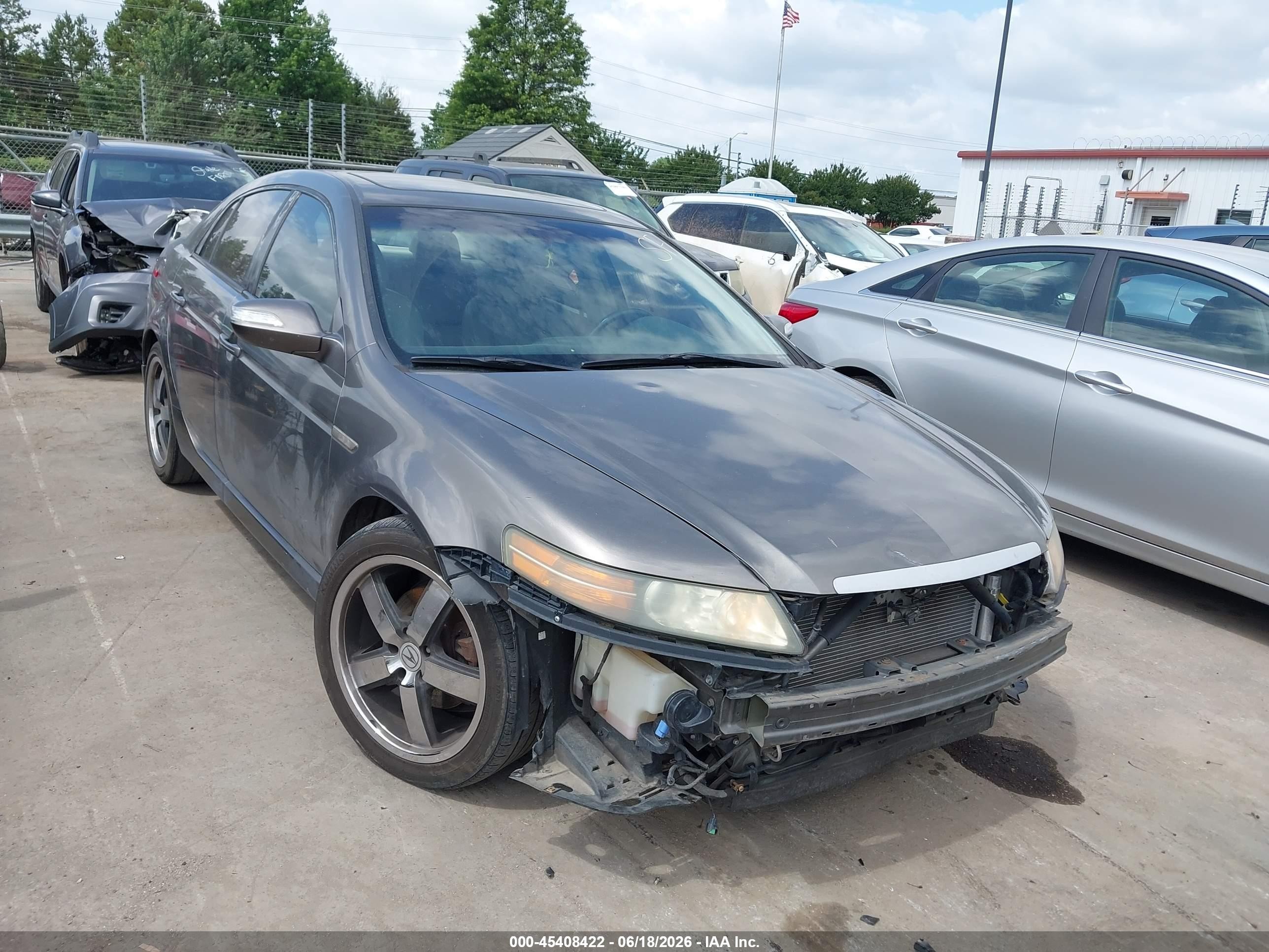 2008 Acura Tl 3.2 Gray vin: 19UUA66248A044259
