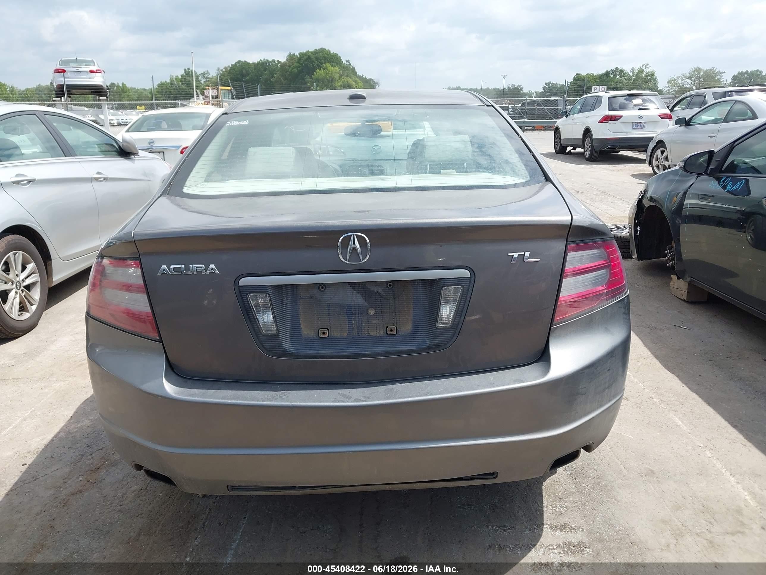 2008 Acura Tl 3.2 Gray vin: 19UUA66248A044259