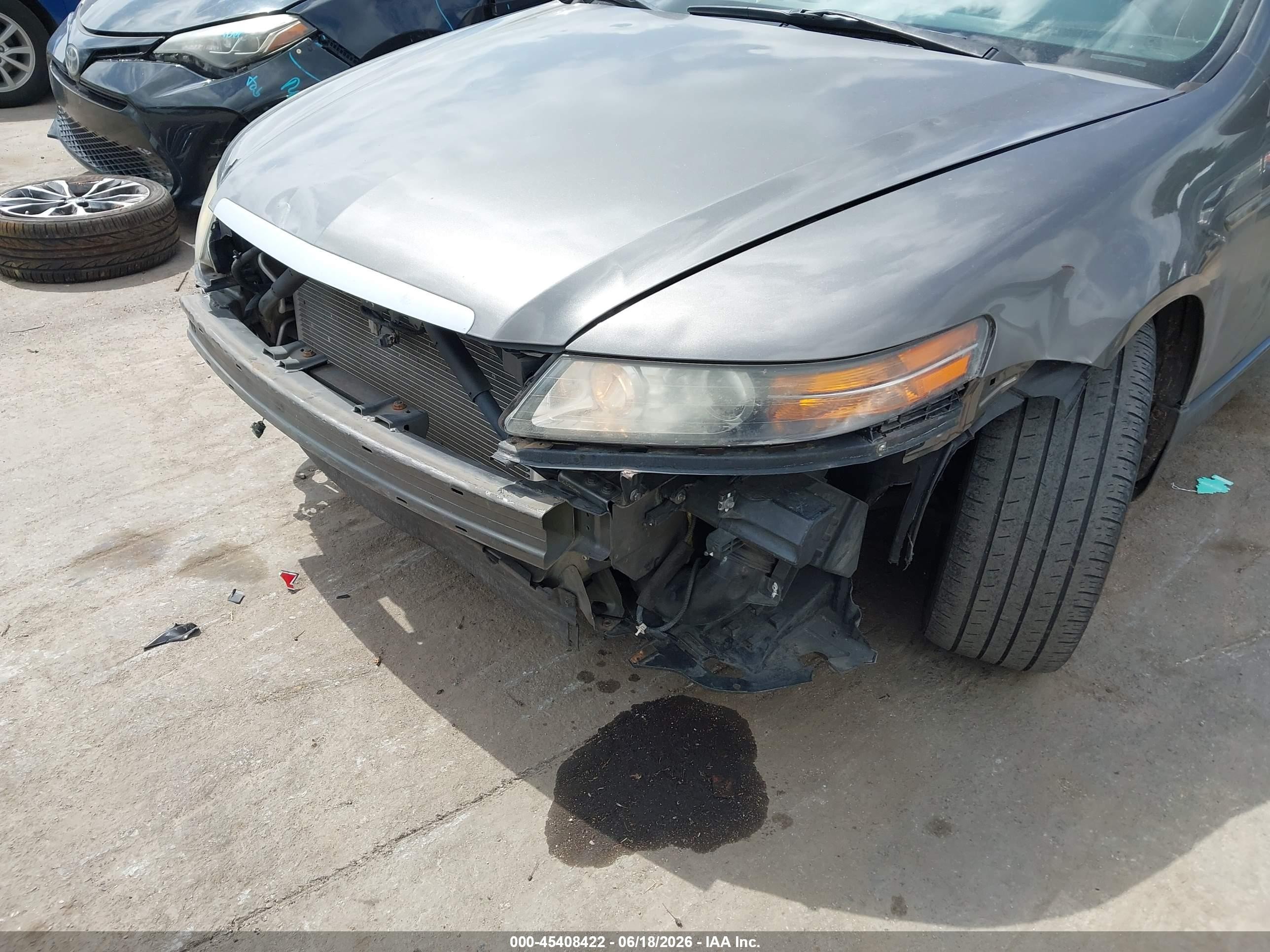 2008 Acura Tl 3.2 Gray vin: 19UUA66248A044259